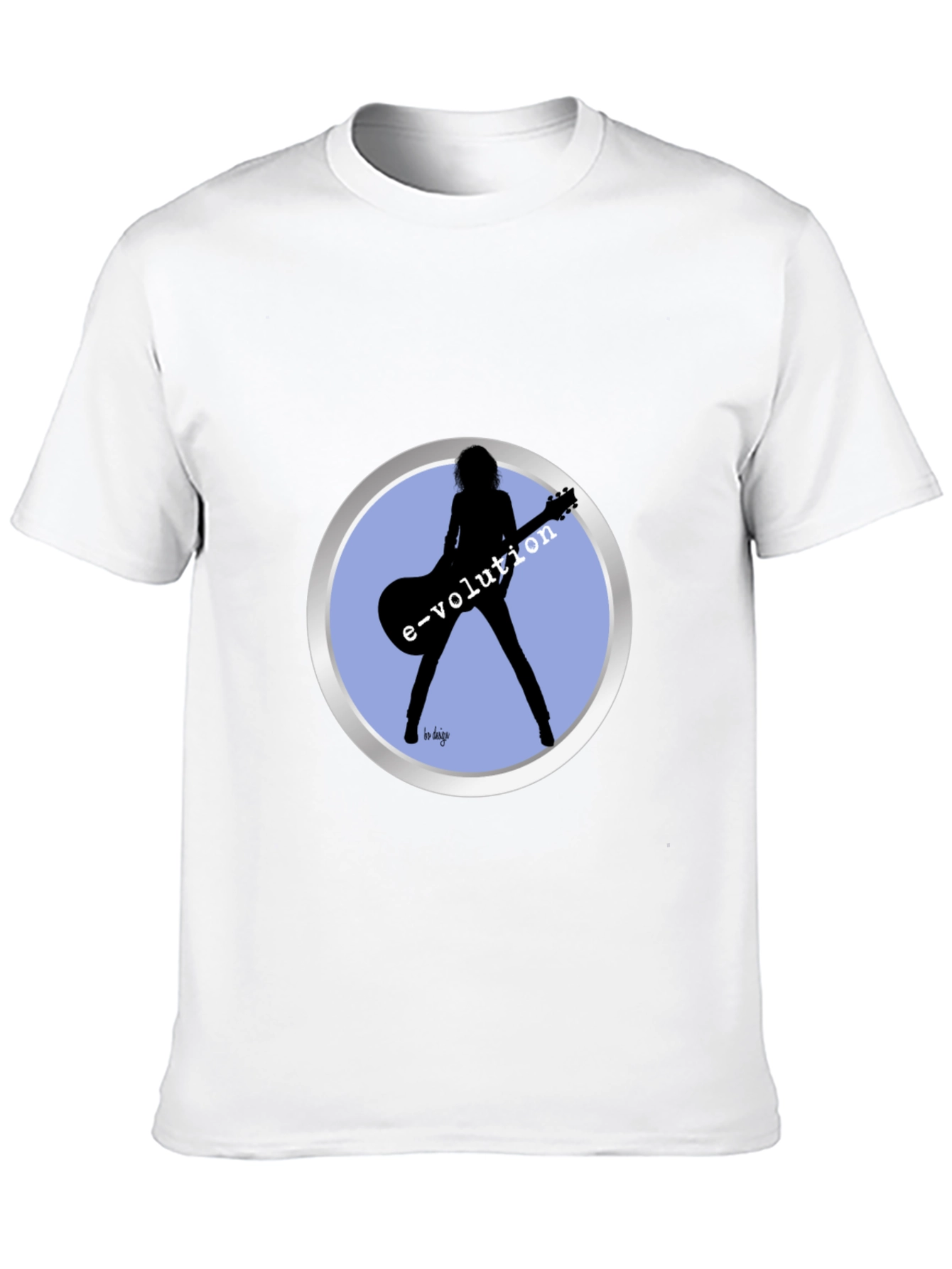 Black E-volution Guitarist Graphic Tee view 10