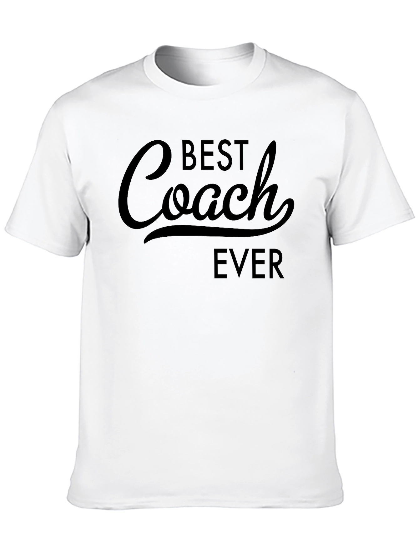 Black Best Coach Ever T-Shirt view 10