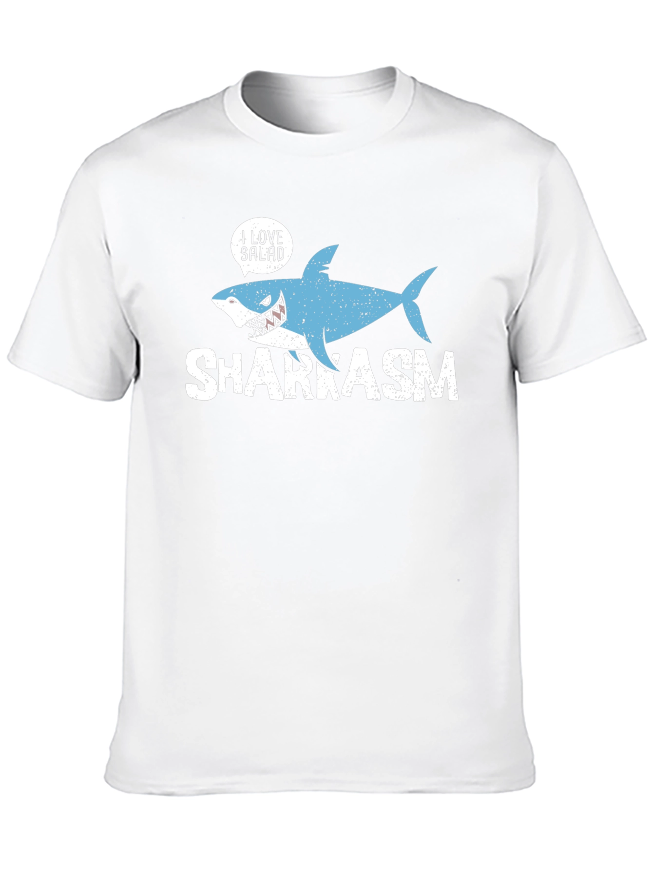 Black Sharkasm I Love Salad Graphic T-Shirt view 10