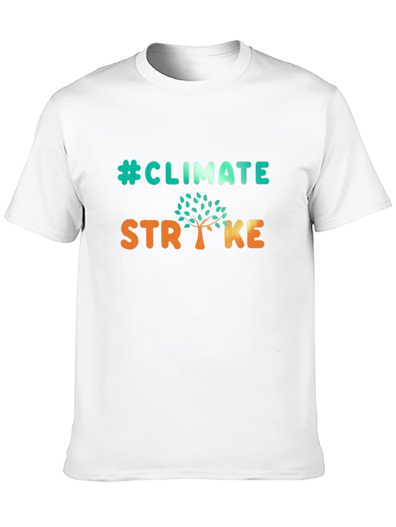 Black Climate Strike T-Shirt - Environmental Awareness view 10