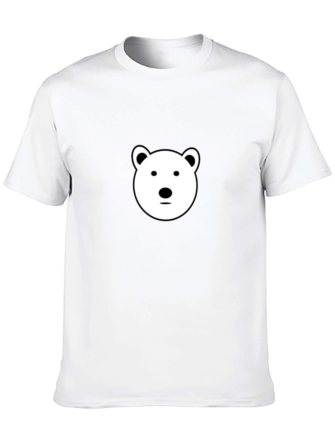 Black Cool Bear Graphic Black T-Shirt view 10