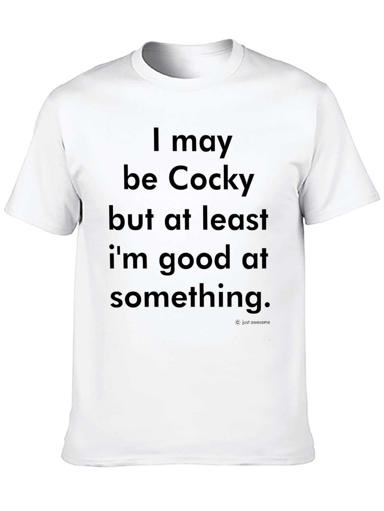 Black Cocky T-Shirt - Humorous Statement Tee view 10
