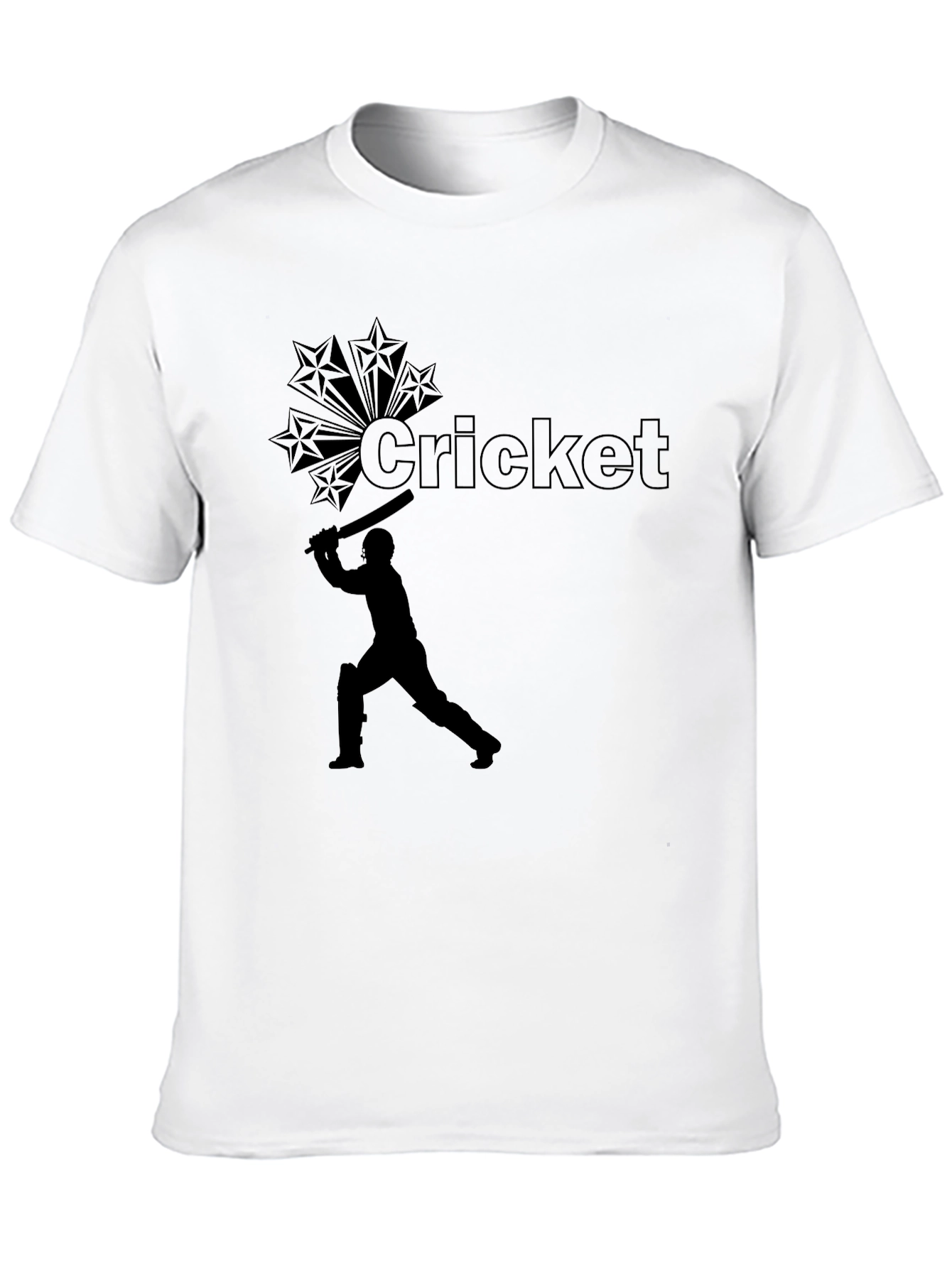 Cricket Star Black T-Shirt - 10