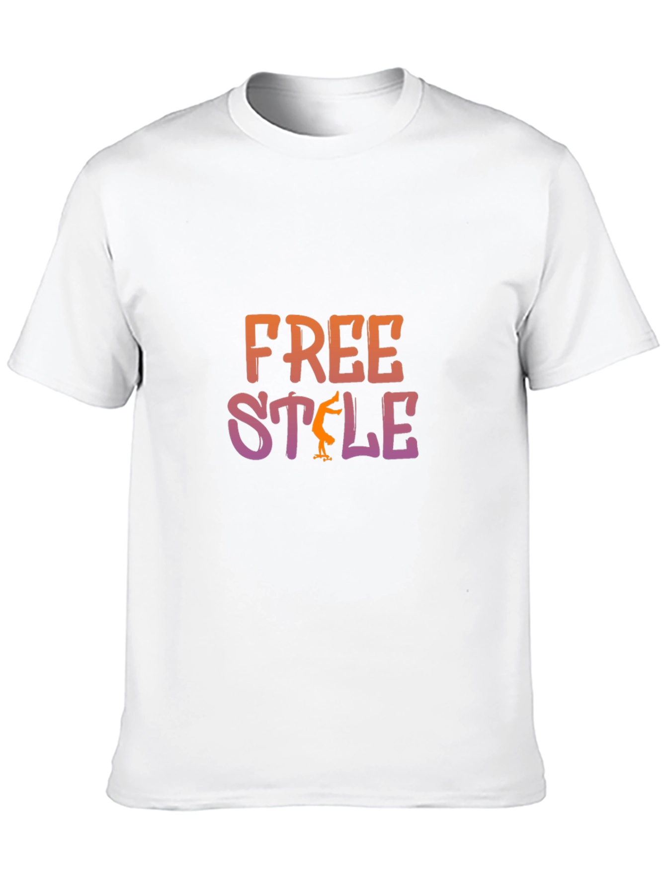 Black Freestyle Skater Graphic Tee - Bold Style, Classic Fit view 10