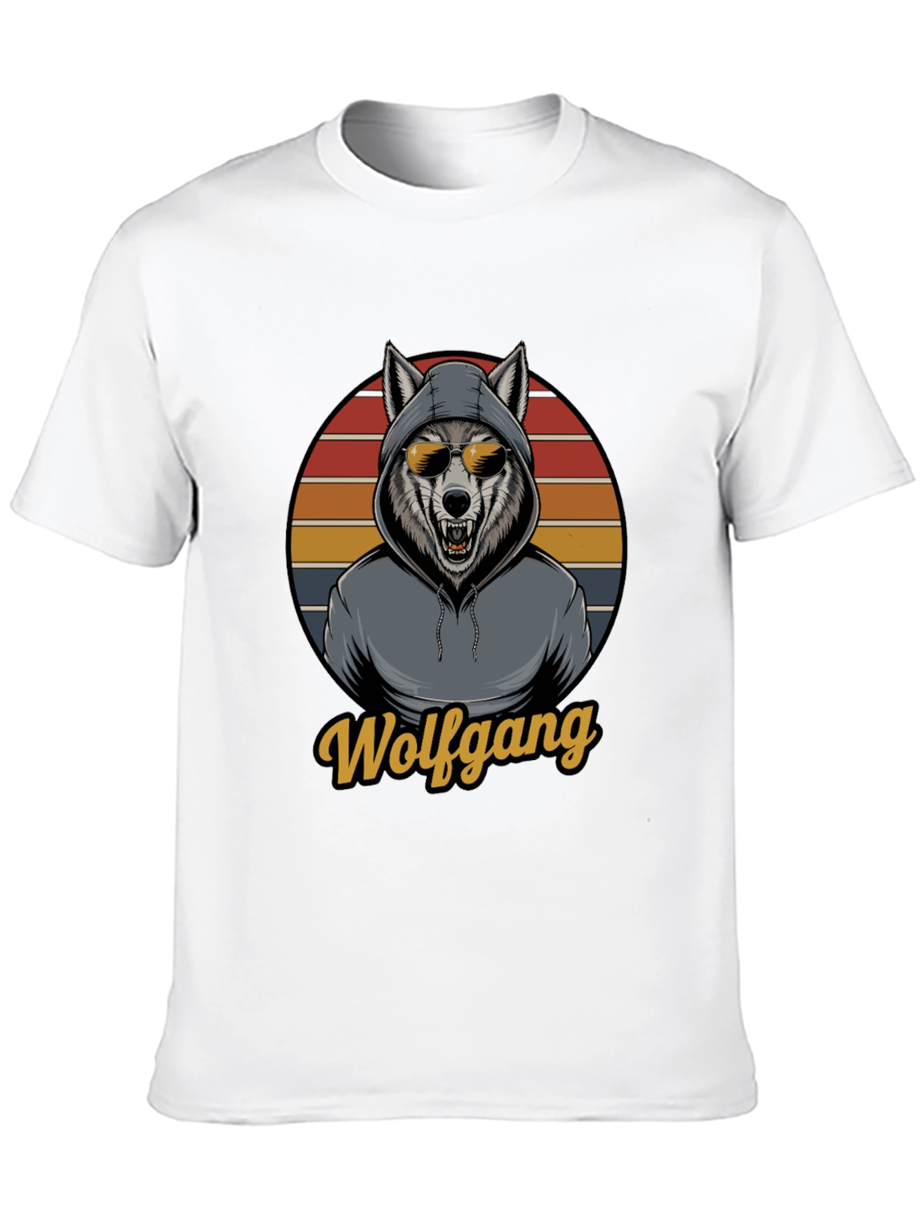 Black Wolfgang Wolf Graphic T-Shirt view 10