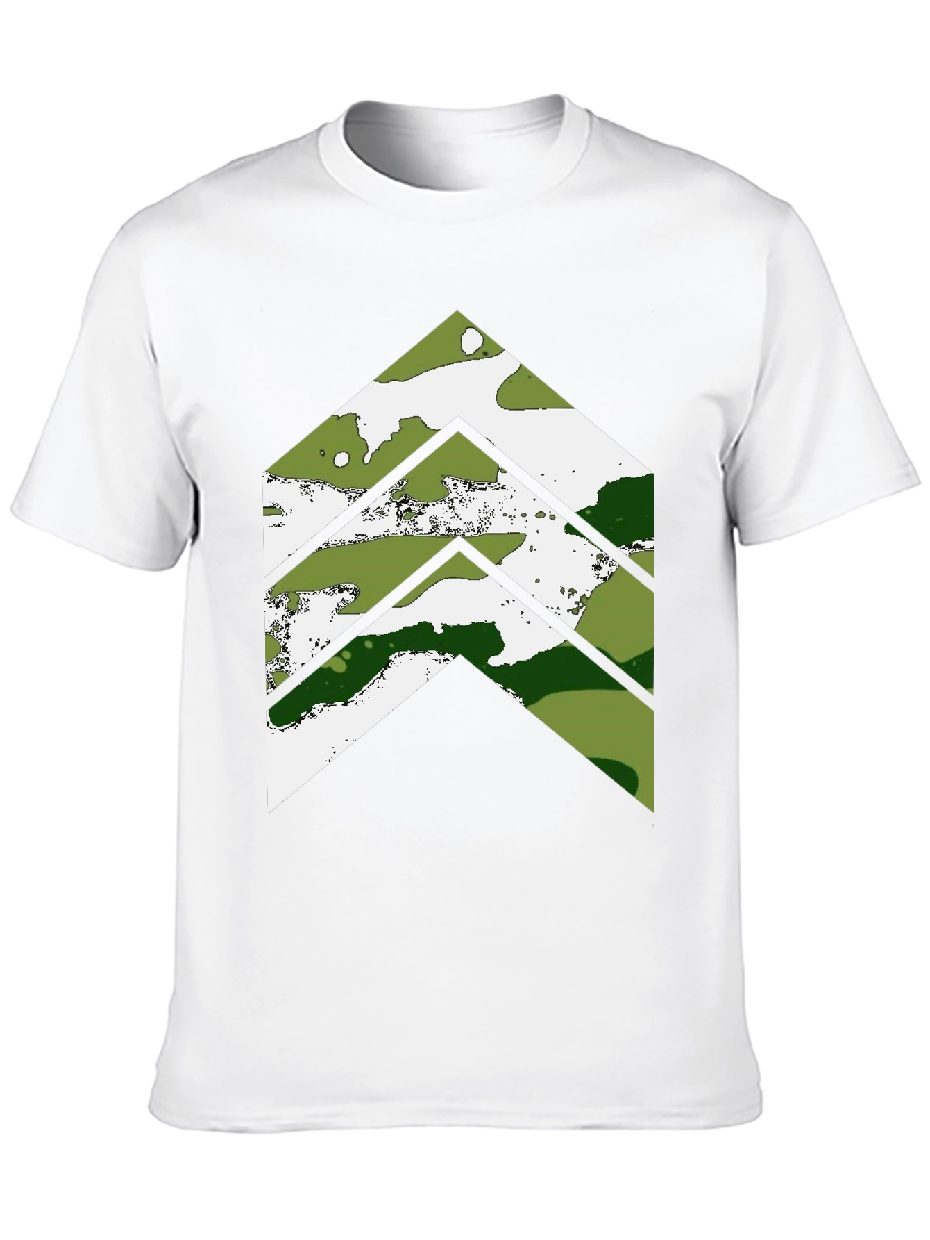 Black Camo Chevron Graphic Tee - Casual Style view 10