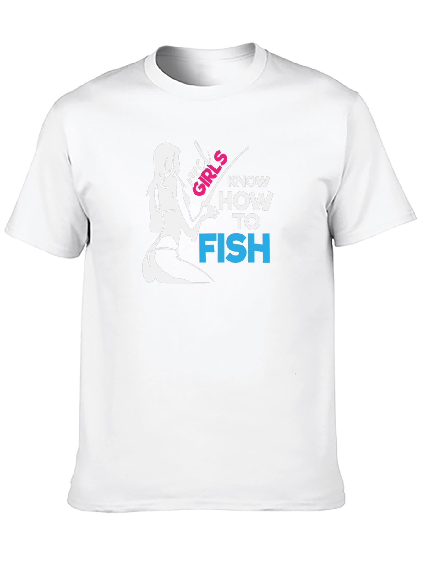 Black Reel Girls Fish T-Shirt - Black Graphic Tee view 10