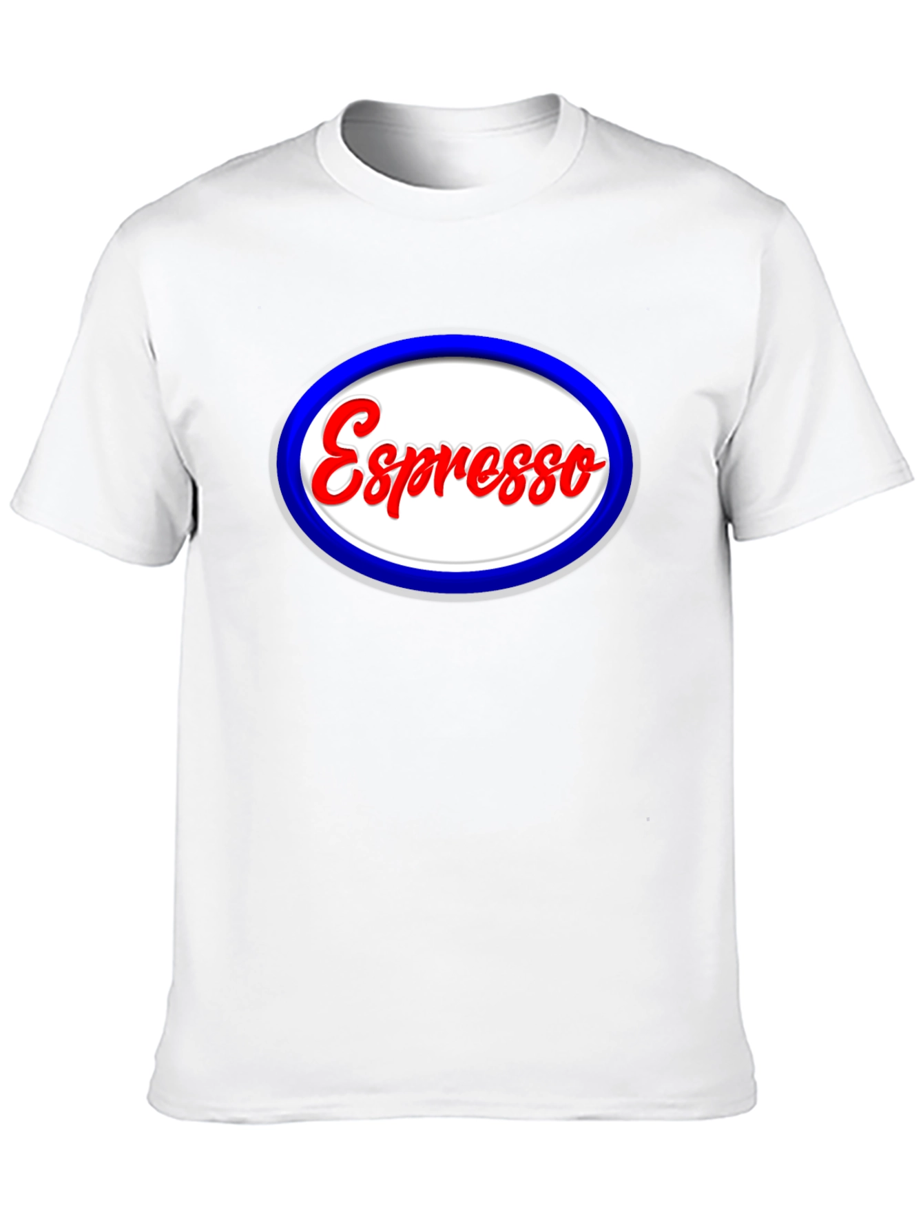 Black Espresso Oval T-Shirt - Coffee Lover Tee view 10
