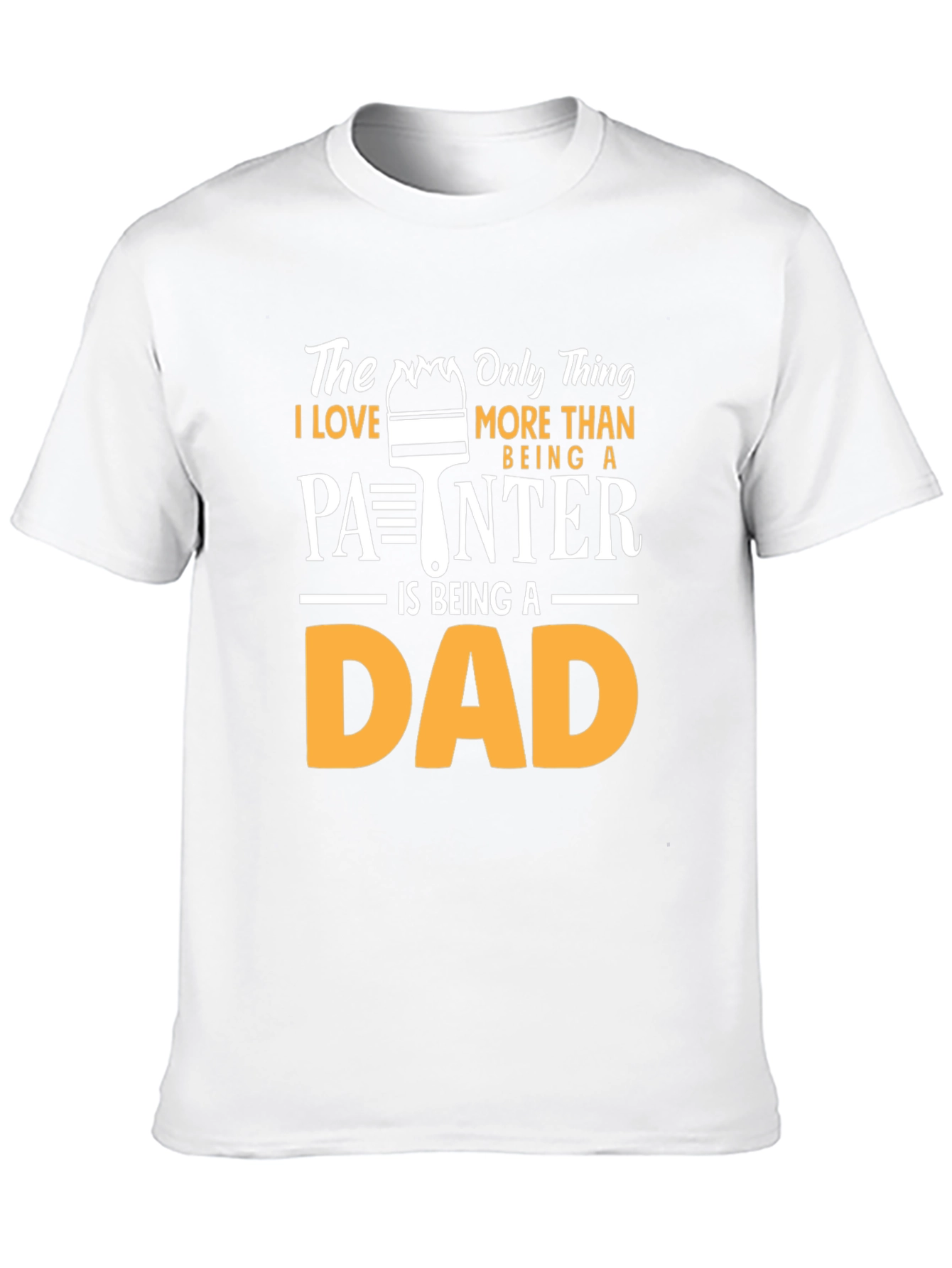 Black Painter Dad T-Shirt - Gift for Father's Day view 10