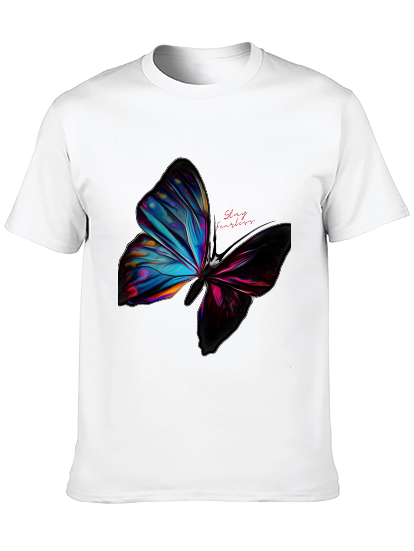Black Butterfly Graphic Tee - Stay Fearless Design view 10