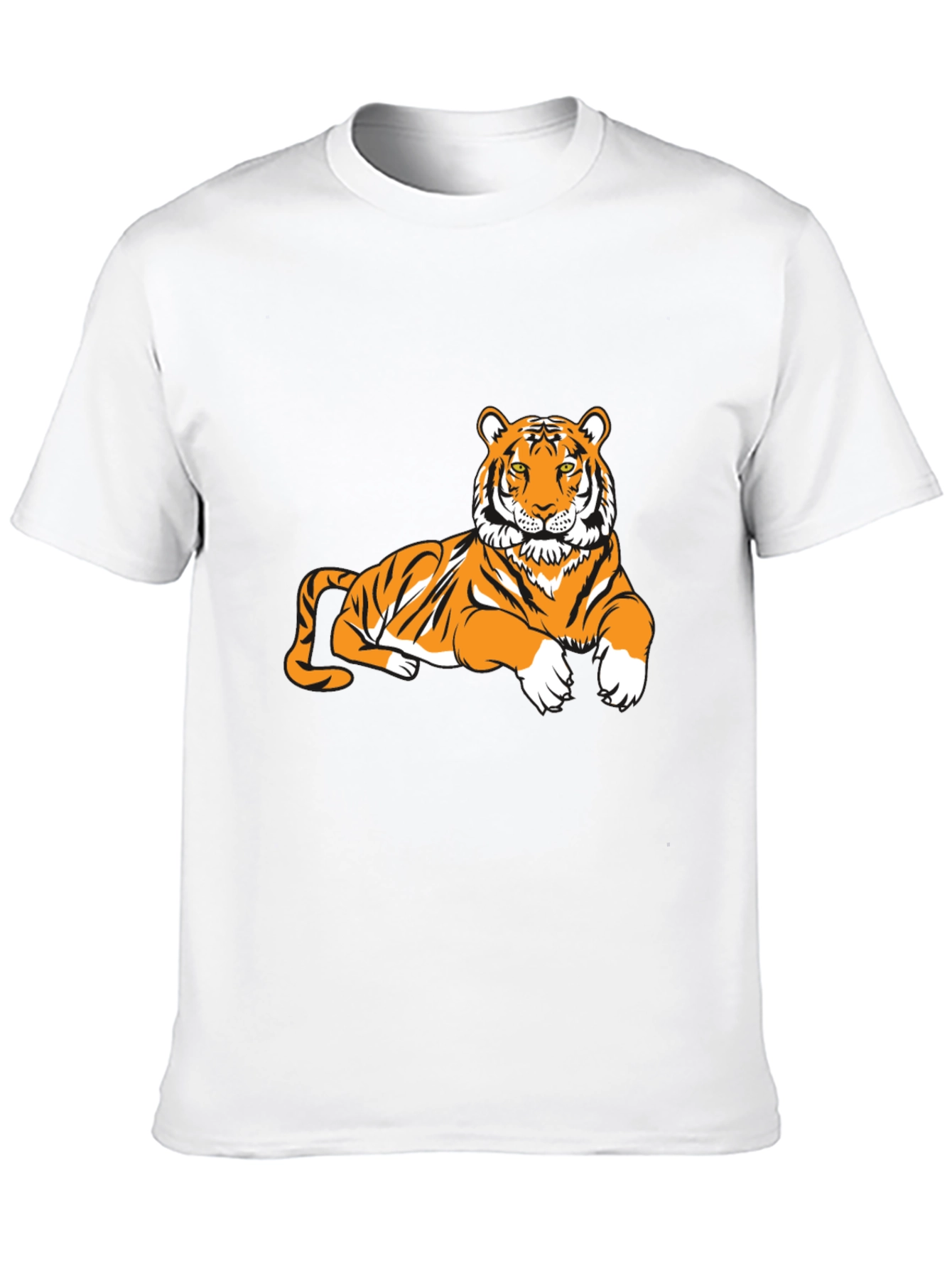 Black Tiger Graphic Tee - Black Short Sleeve T-Shirt view 10