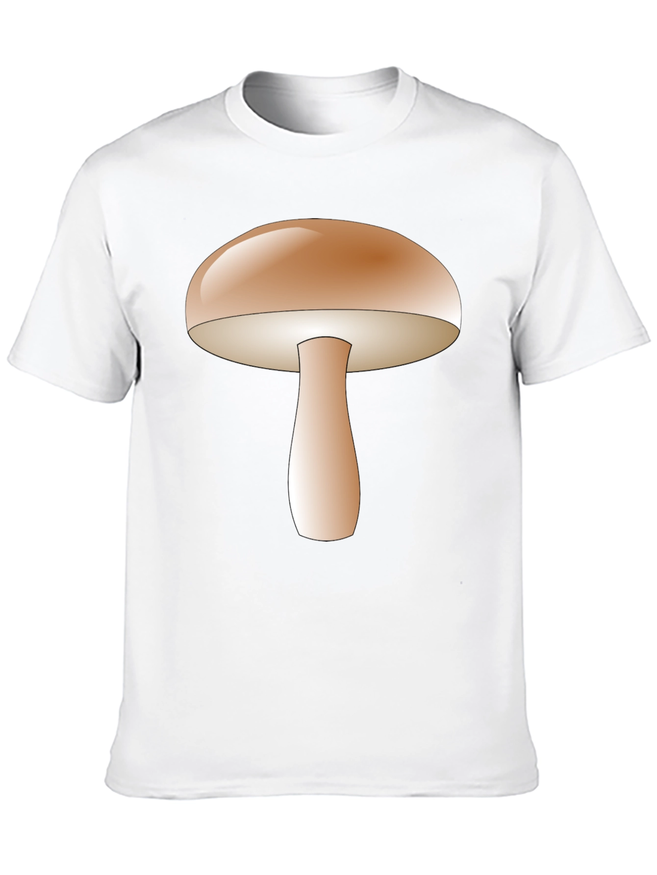 Black Mushroom Graphic Tee - Unique Design view 10
