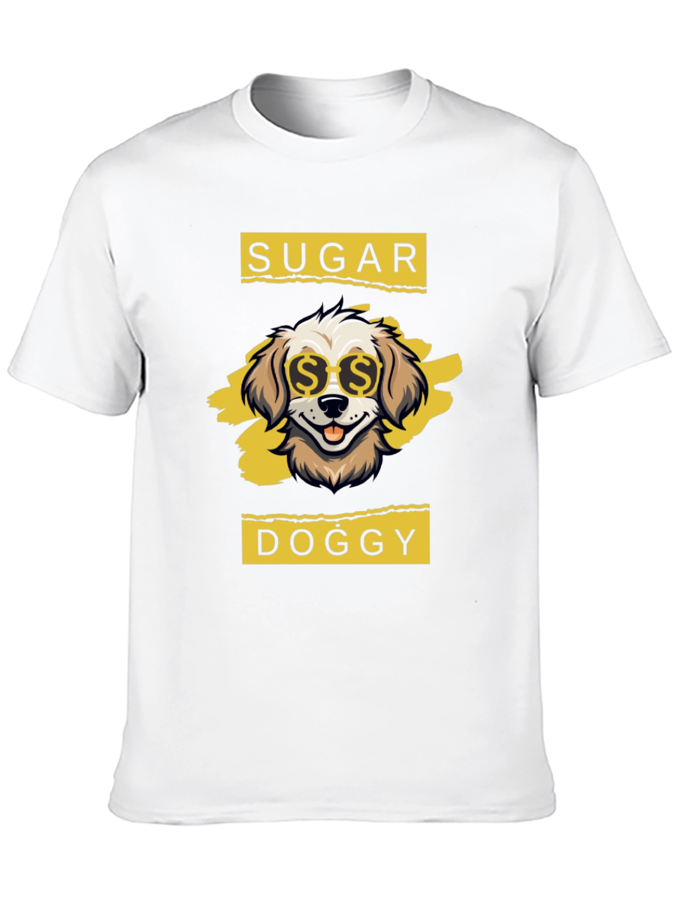 Black Sugar Doggy T-Shirt - Cool Canine Design view 10