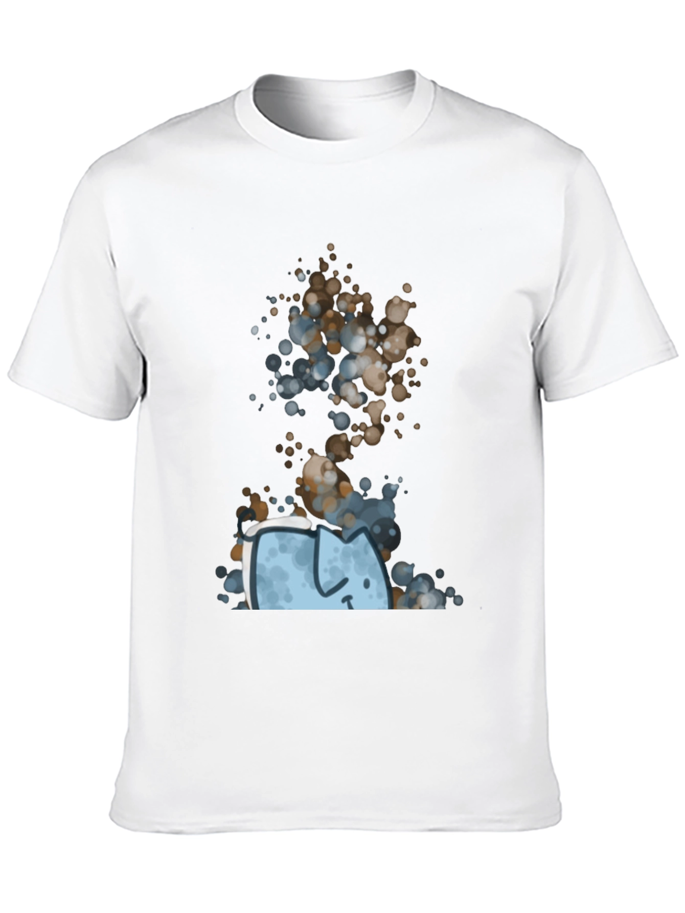 Black Abstract Cat Graphic Tee - Unique Style view 10