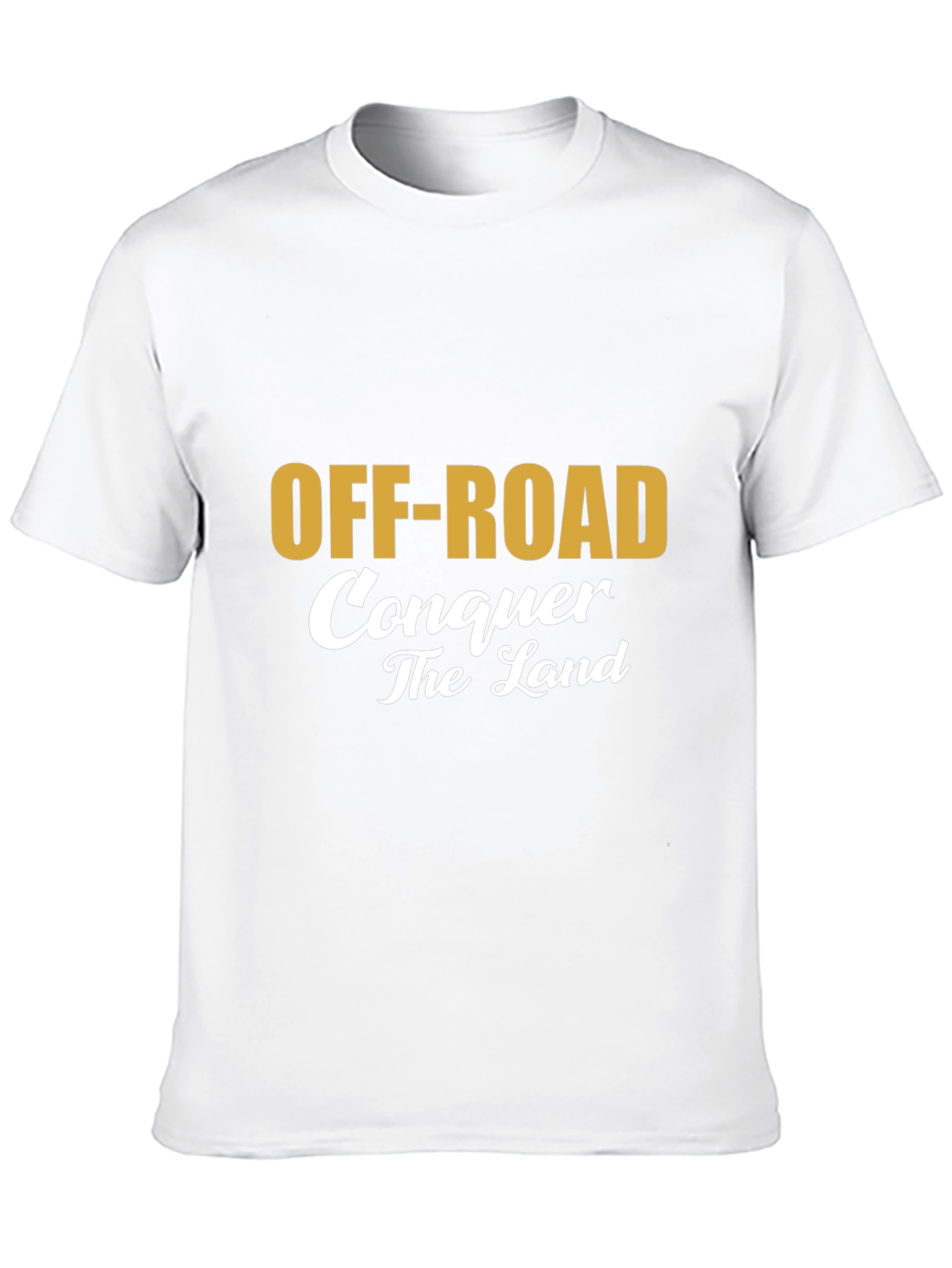 Black Off-Road Conquer the Land Black T-Shirt view 10