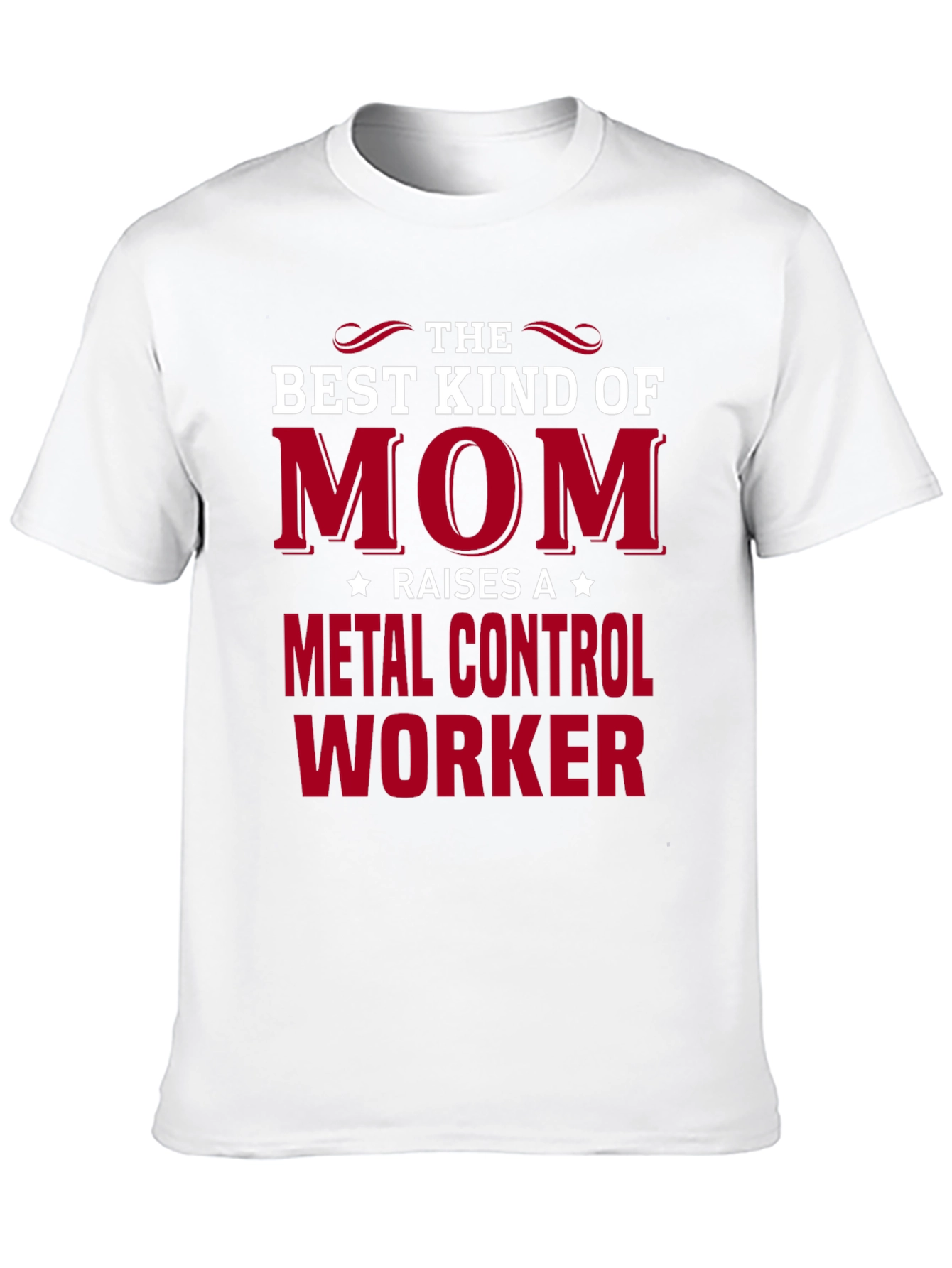 Black Best Kind of Mom Metal Control Worker T-Shirt view 10