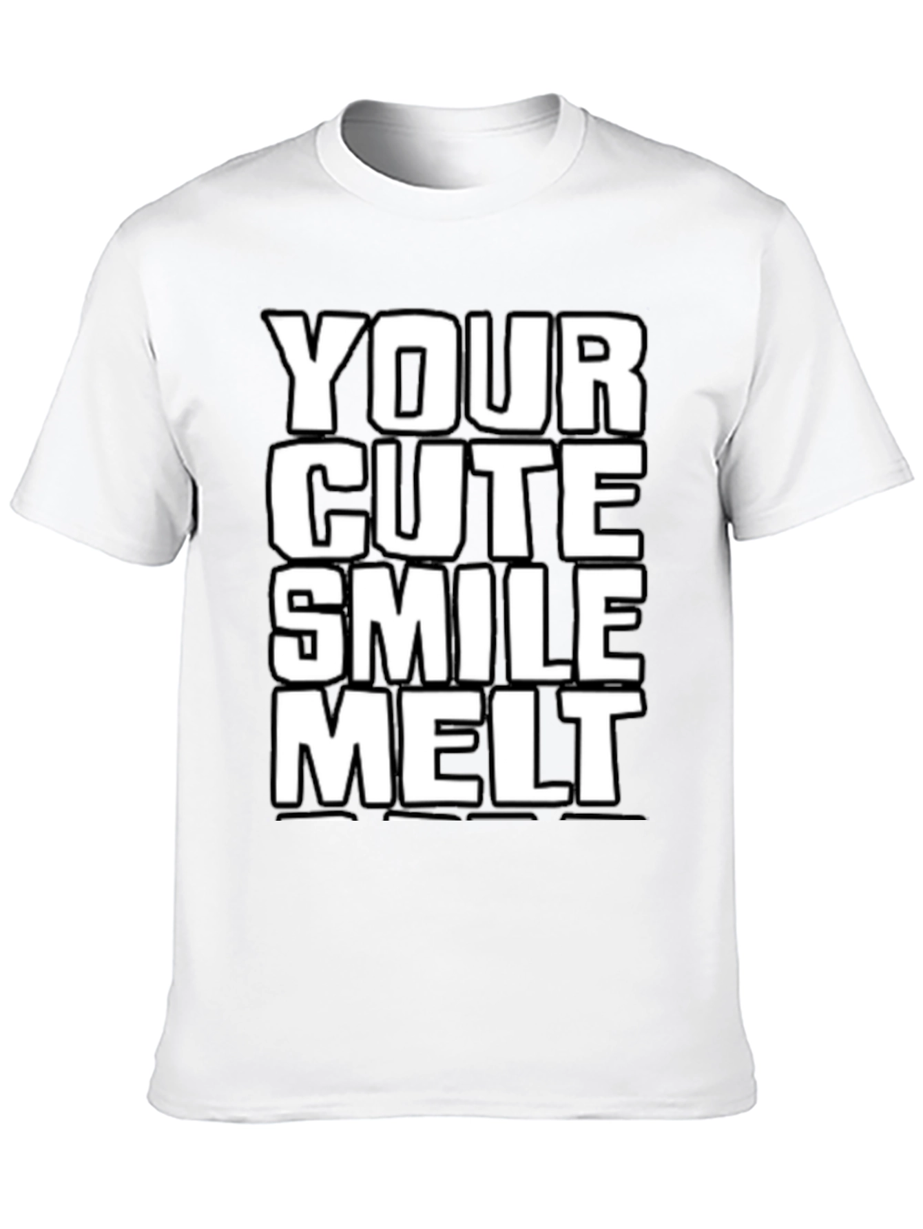 Black Your Cute Smile Melt T-Shirt view 10