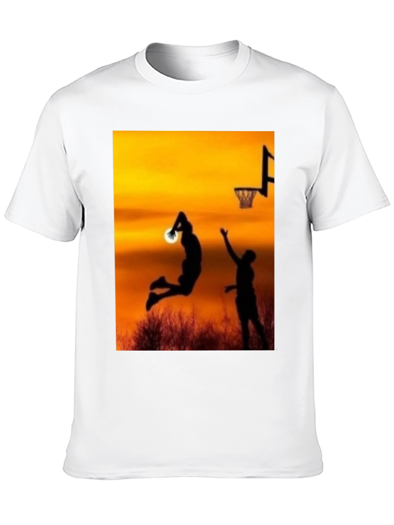 Sunset Basketball Graphic T-Shirt - 10