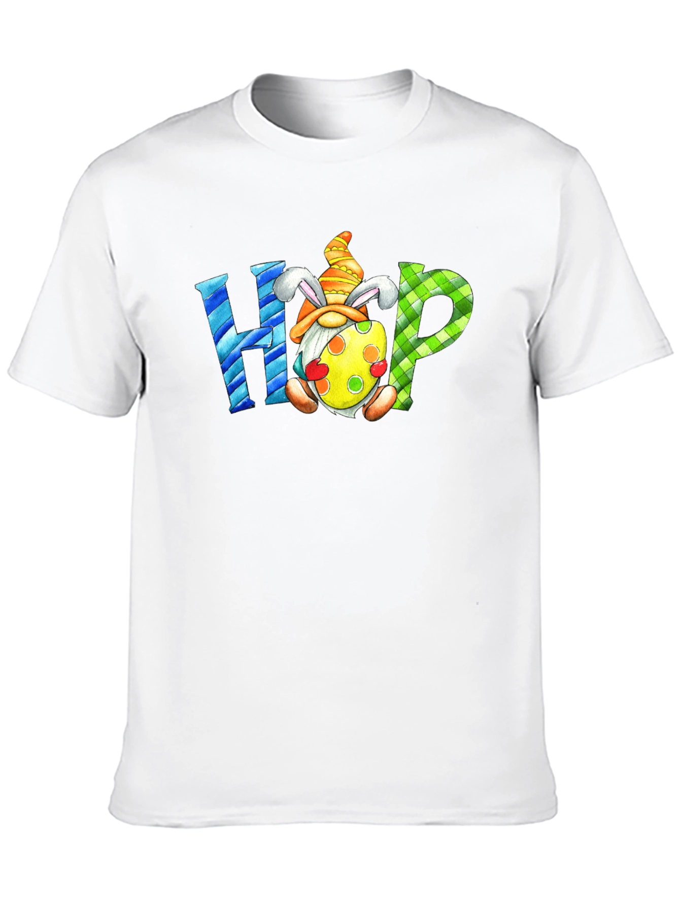 Black Easter Gnome HOP T-Shirt view 10