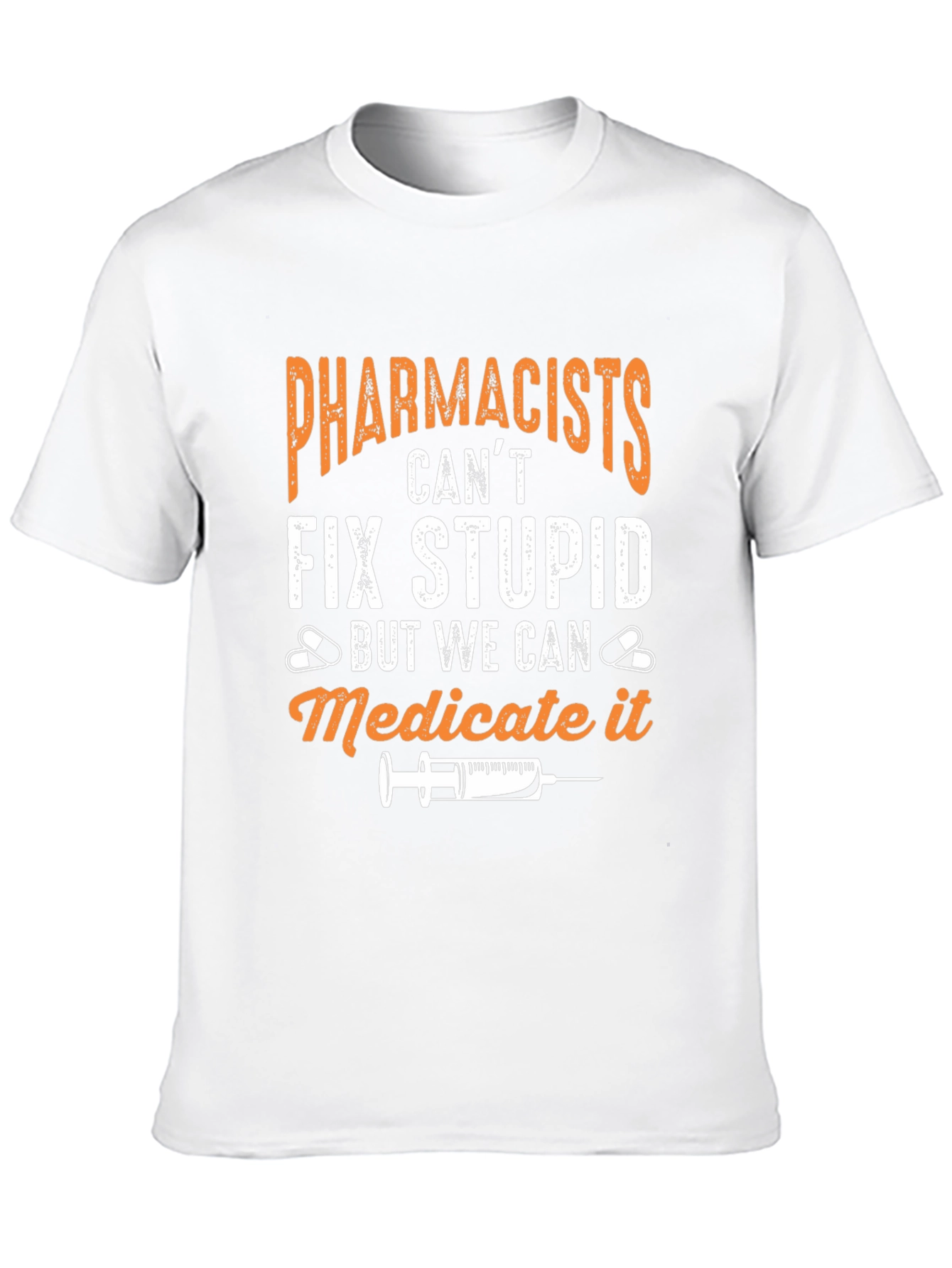 Black Pharmacist Humor T-Shirt - "Medicate It" view 10