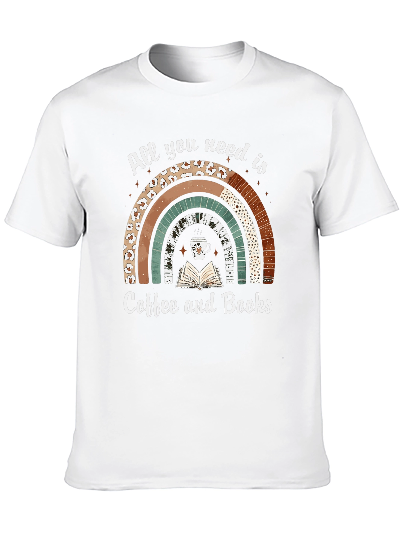 Black Coffee and Books T-Shirt - All You Need Is view 10