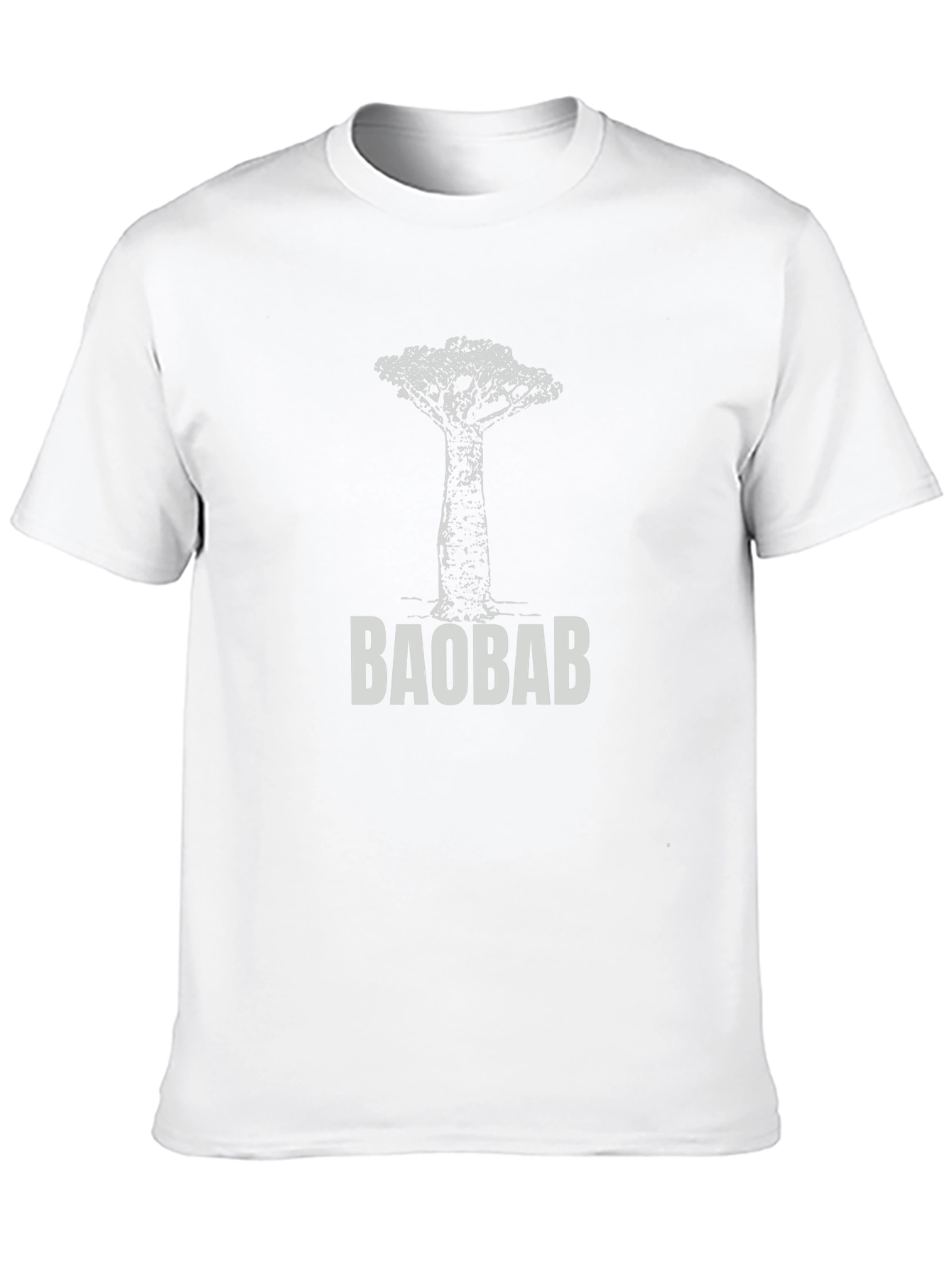 Black Baobab Tree Graphic T-Shirt - Men's Black Tee view 10