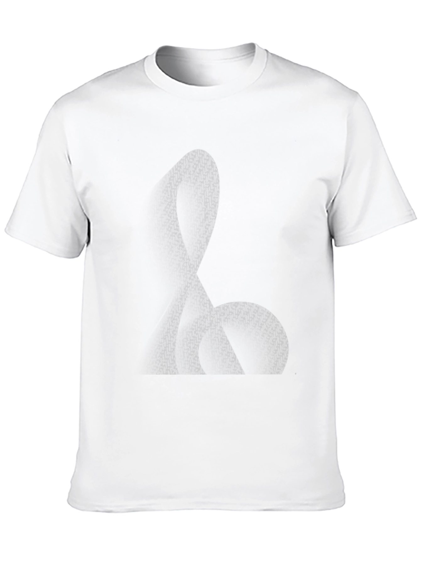 Black Abstract Black Graphic Tee view 10