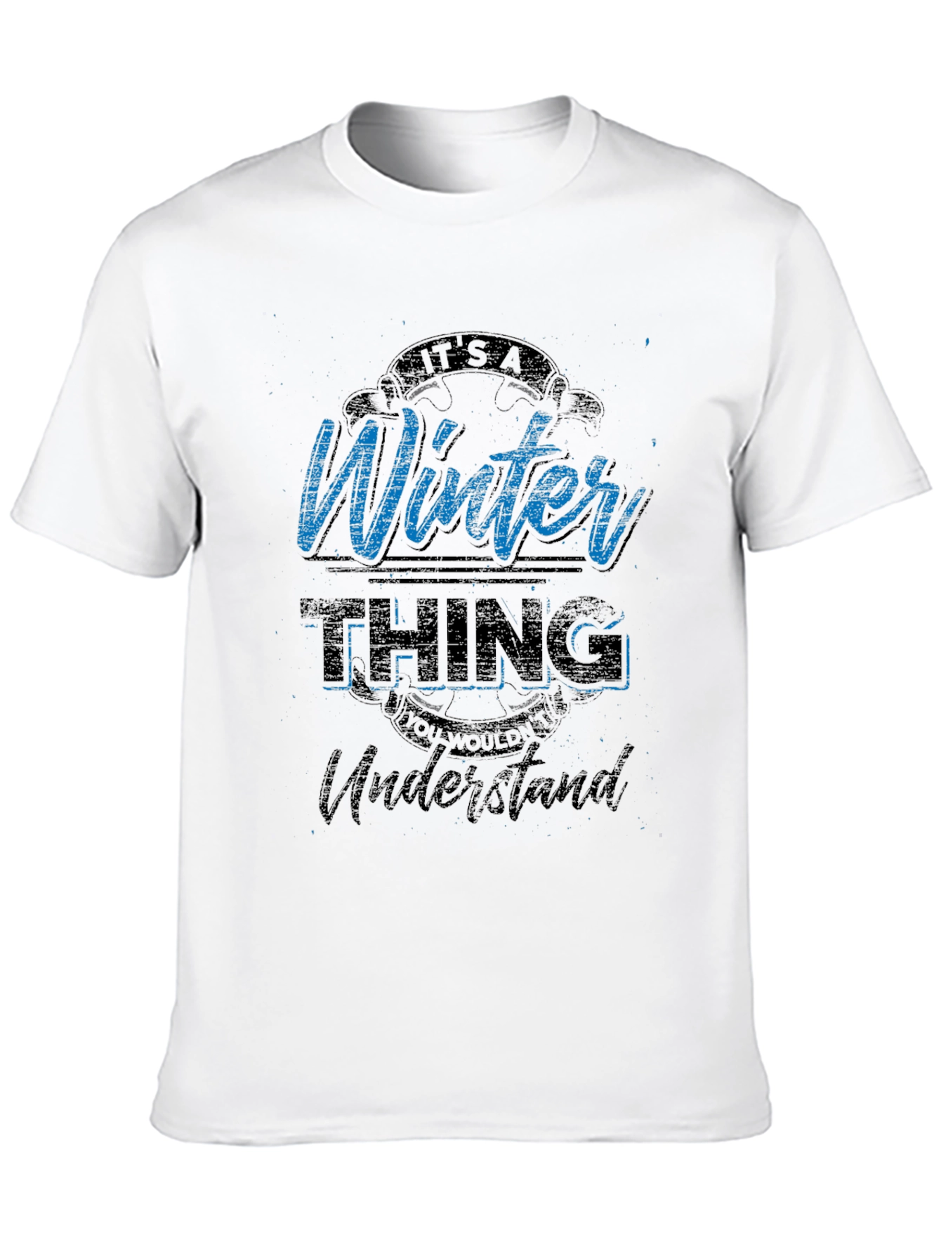 Black It's a Winter Thing T-Shirt view 10