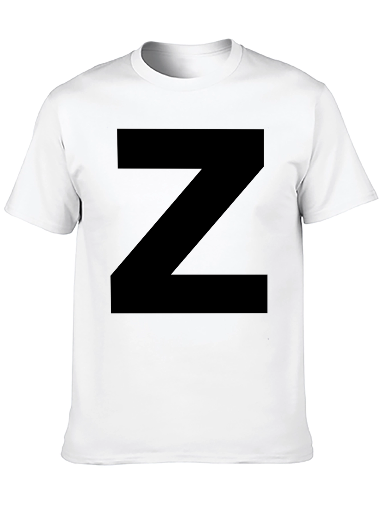 Black Bold Black Z T-Shirt - Statement Tee view 10