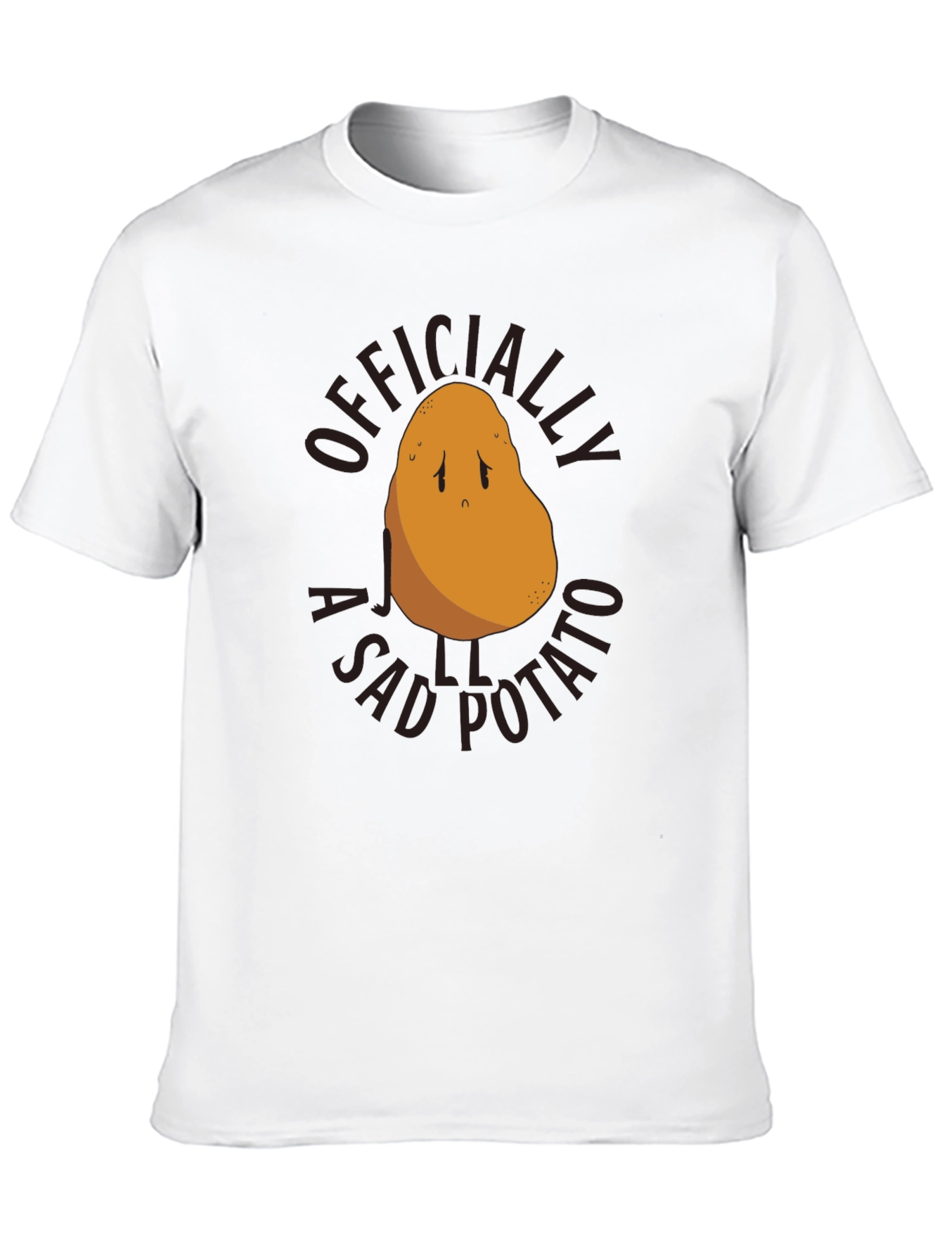 Black Officially a Sad Potato T-Shirt view 10