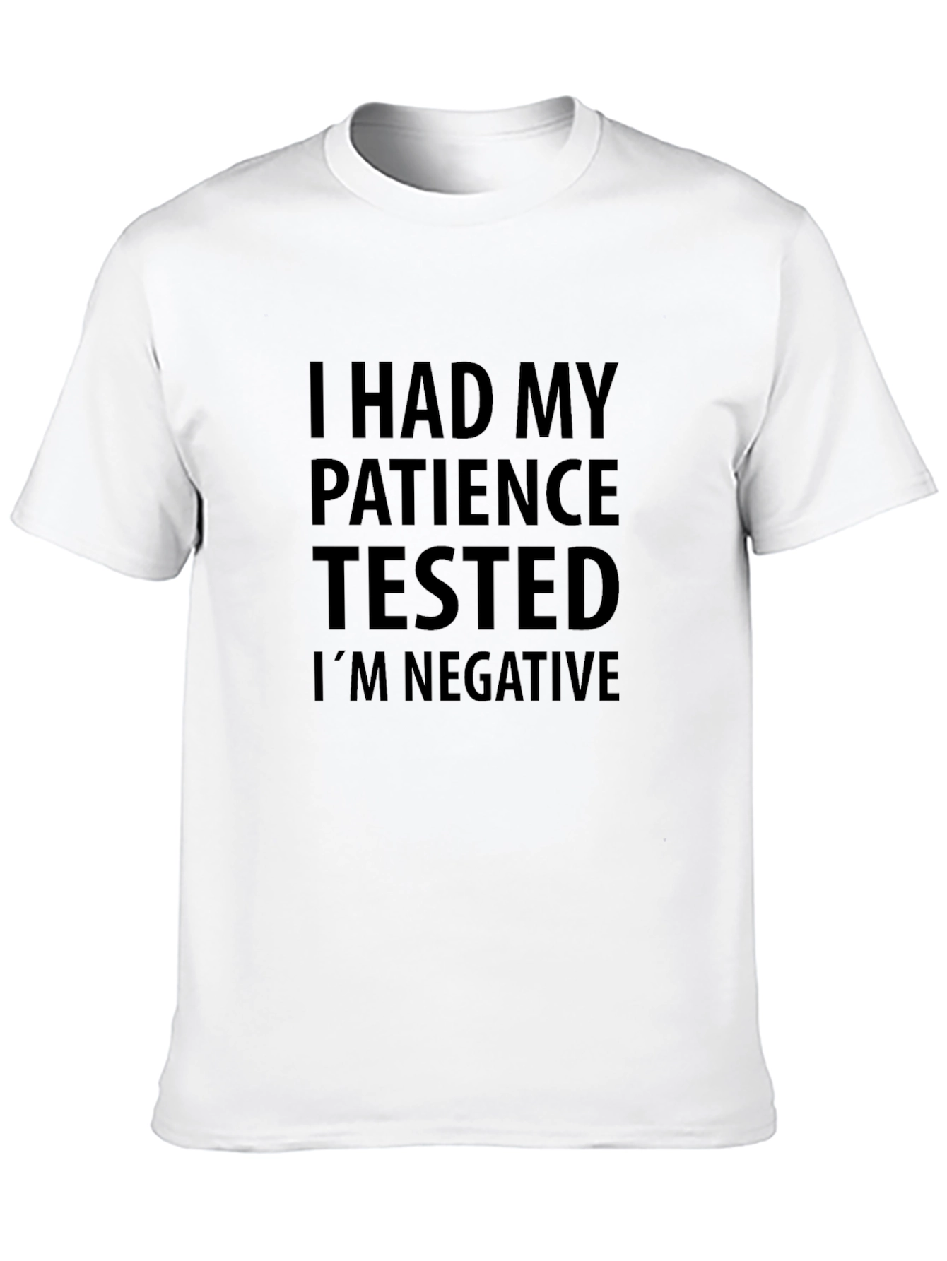 Black Patience Tested Funny Graphic Tee view 10