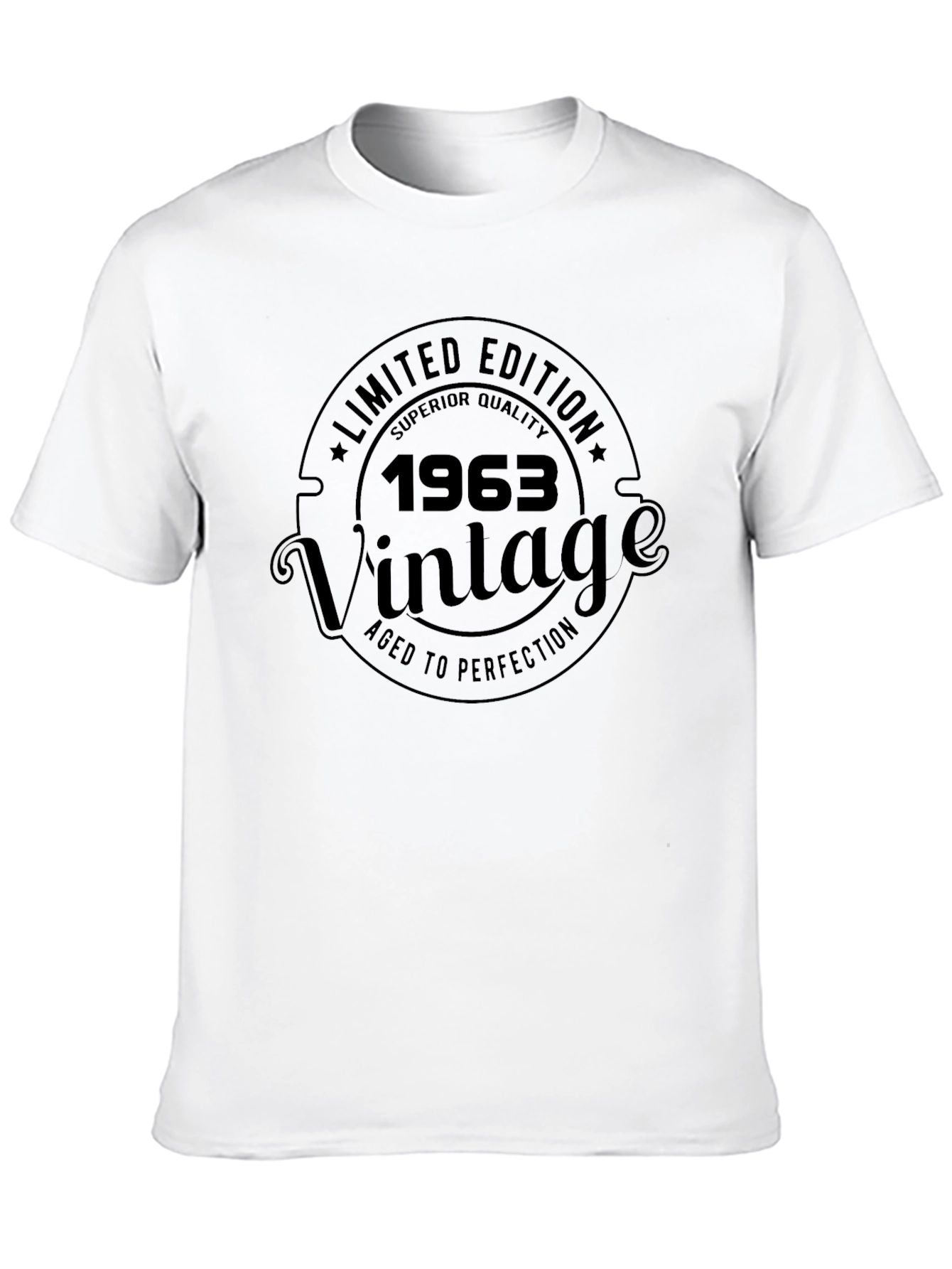 Black Vintage 1963 Limited Edition T-Shirt view 10