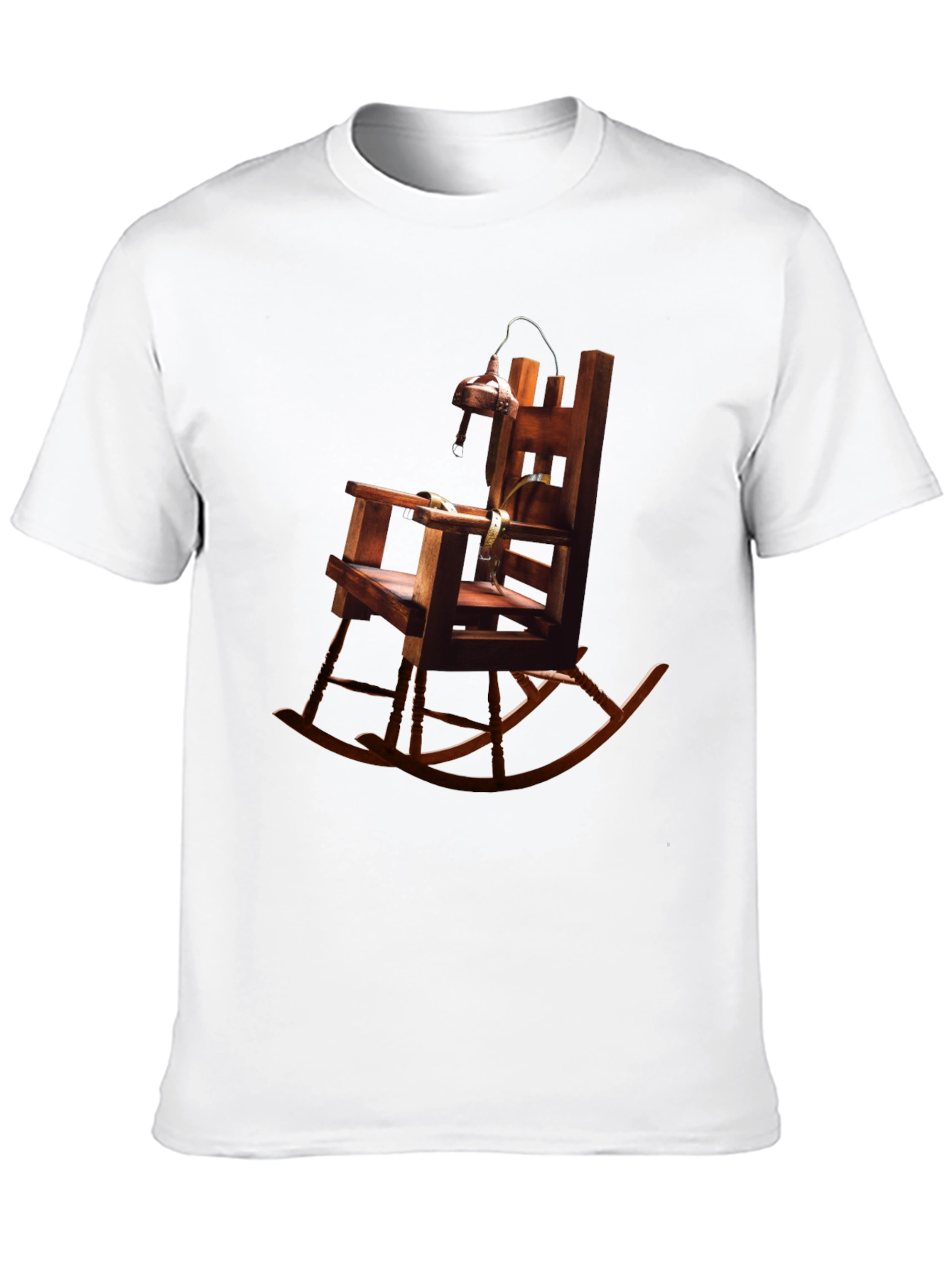 Black Electric Chair Graphic Tee view 10