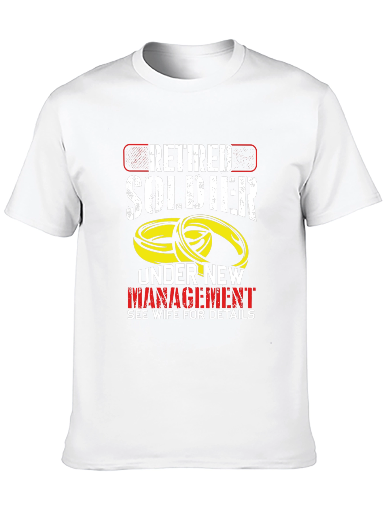Black Retired Soldier Under New Management T-Shirt view 10
