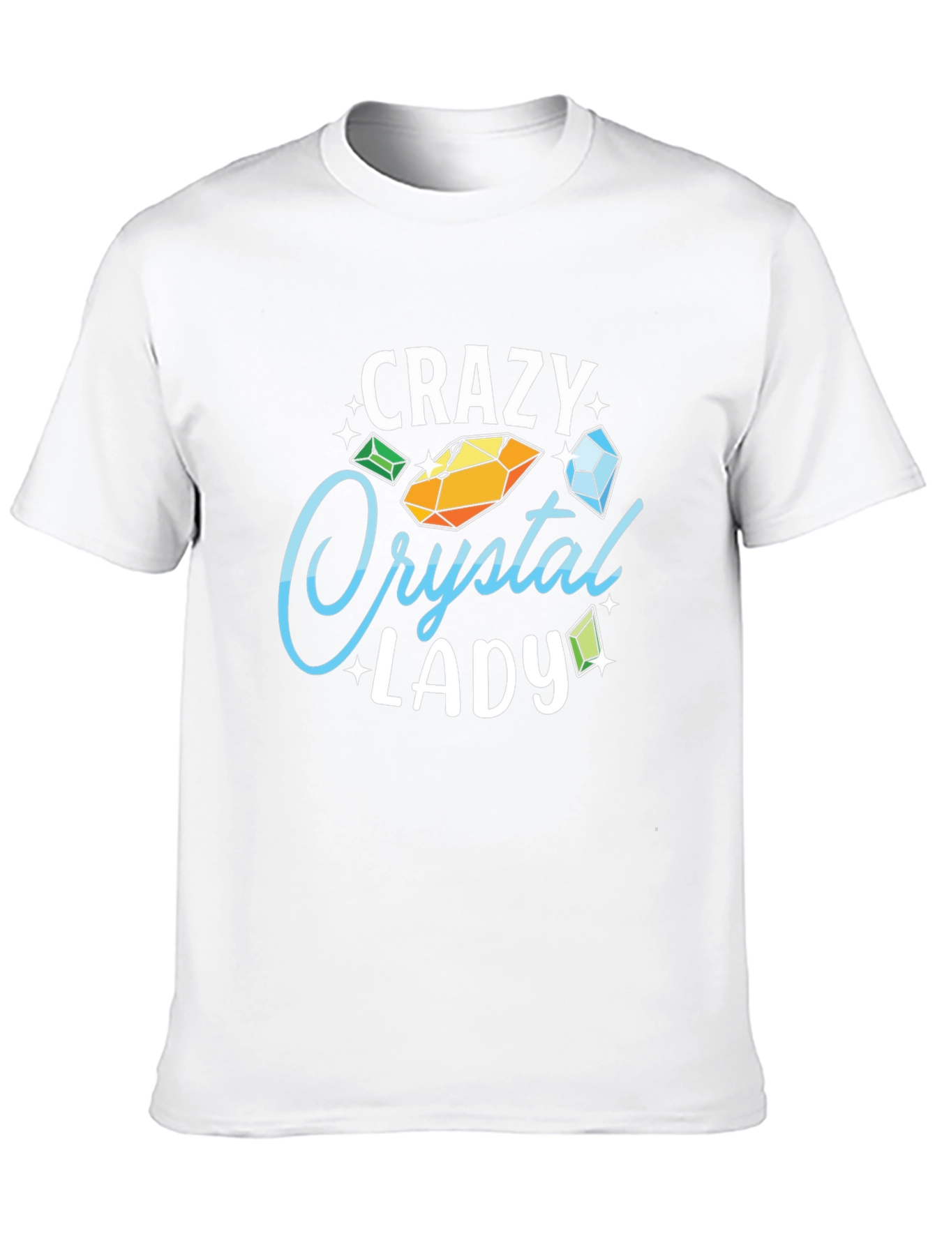 Black Crazy Crystal Lady Graphic Tee - Black view 10