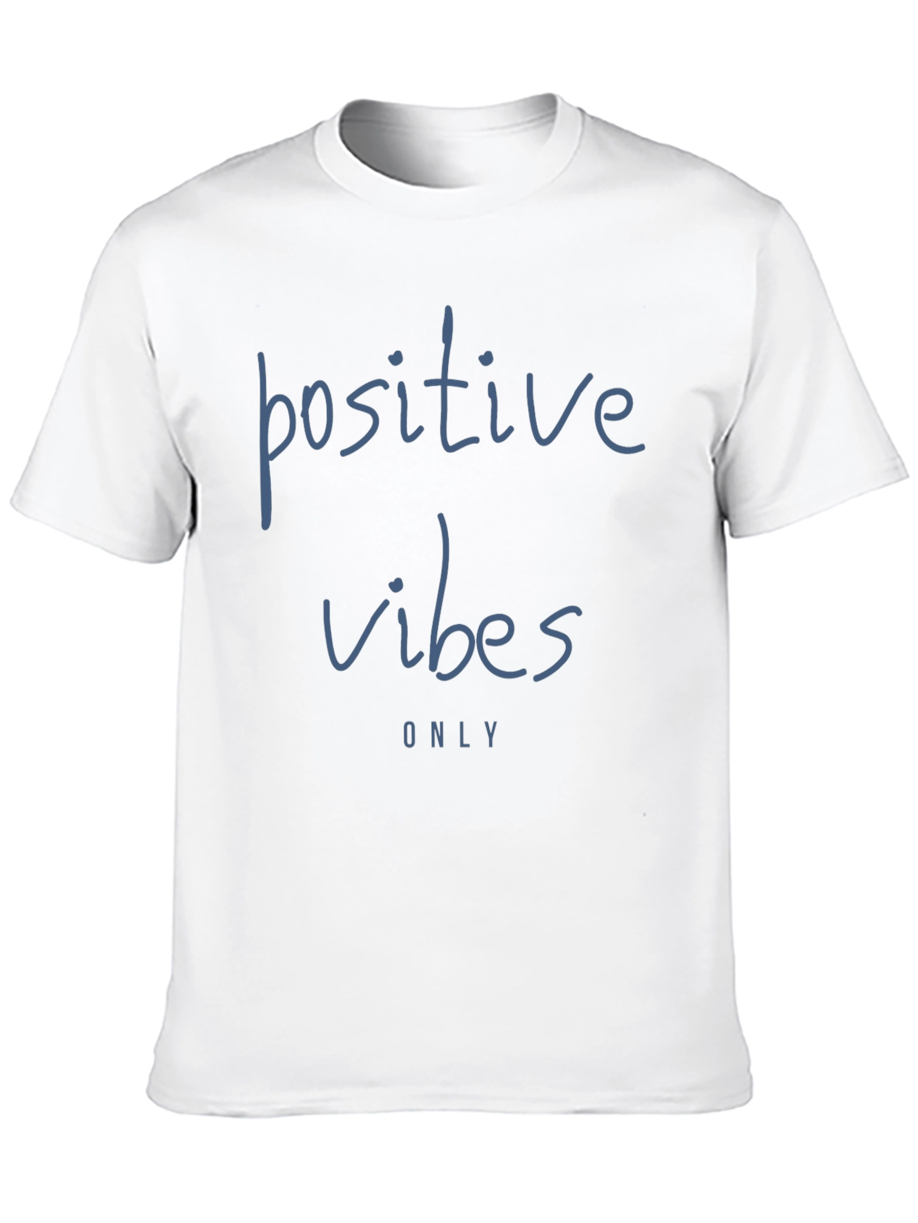 Black Positive Vibes Only T-Shirt - Stylish Graphic Tee view 10