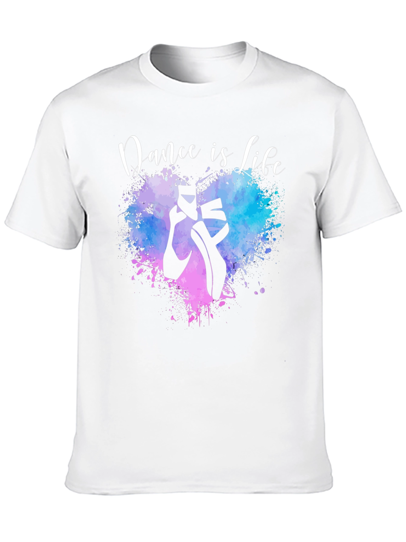 Black Dance is Life T-Shirt - Ballet Shoes Design view 10