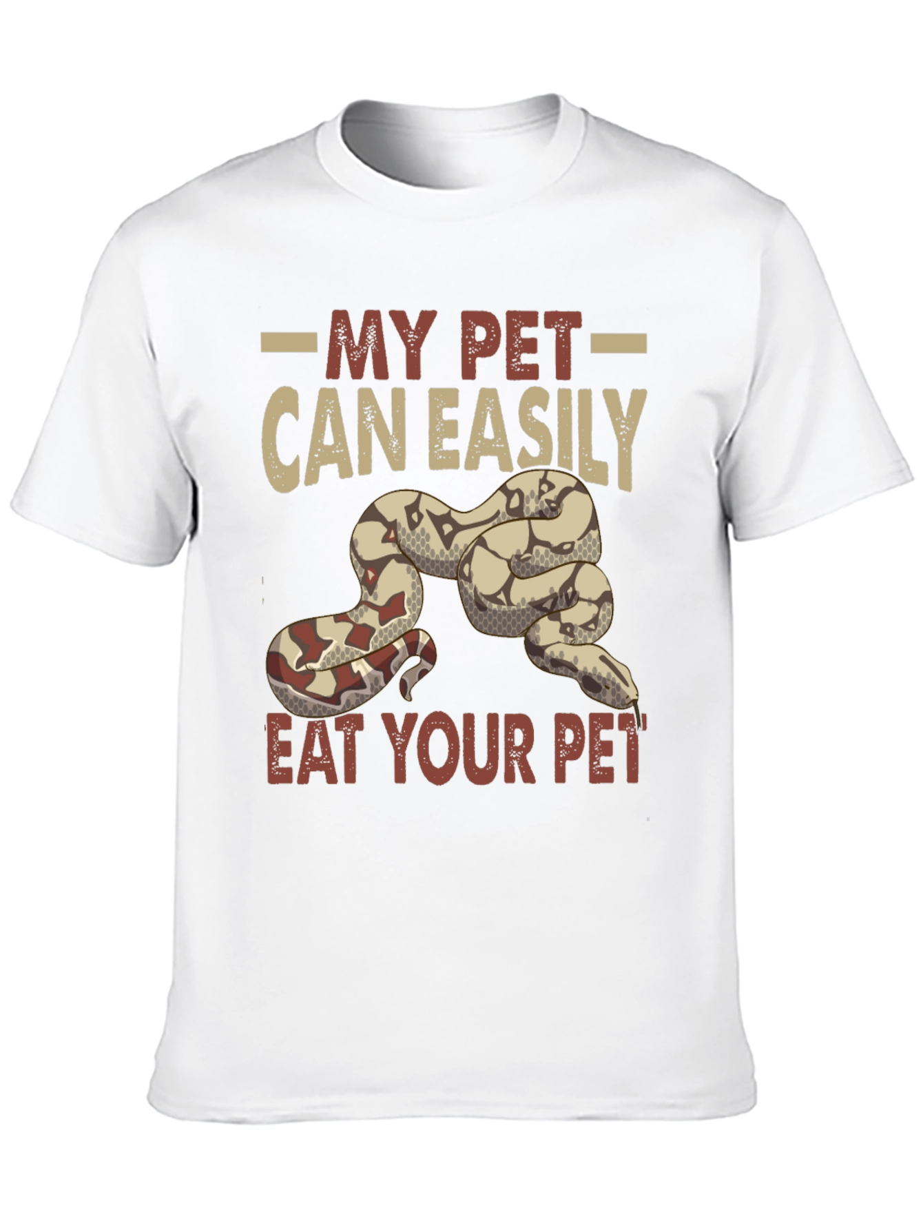 Black My Pet Can Easily Eat Your Pet T-Shirt view 10