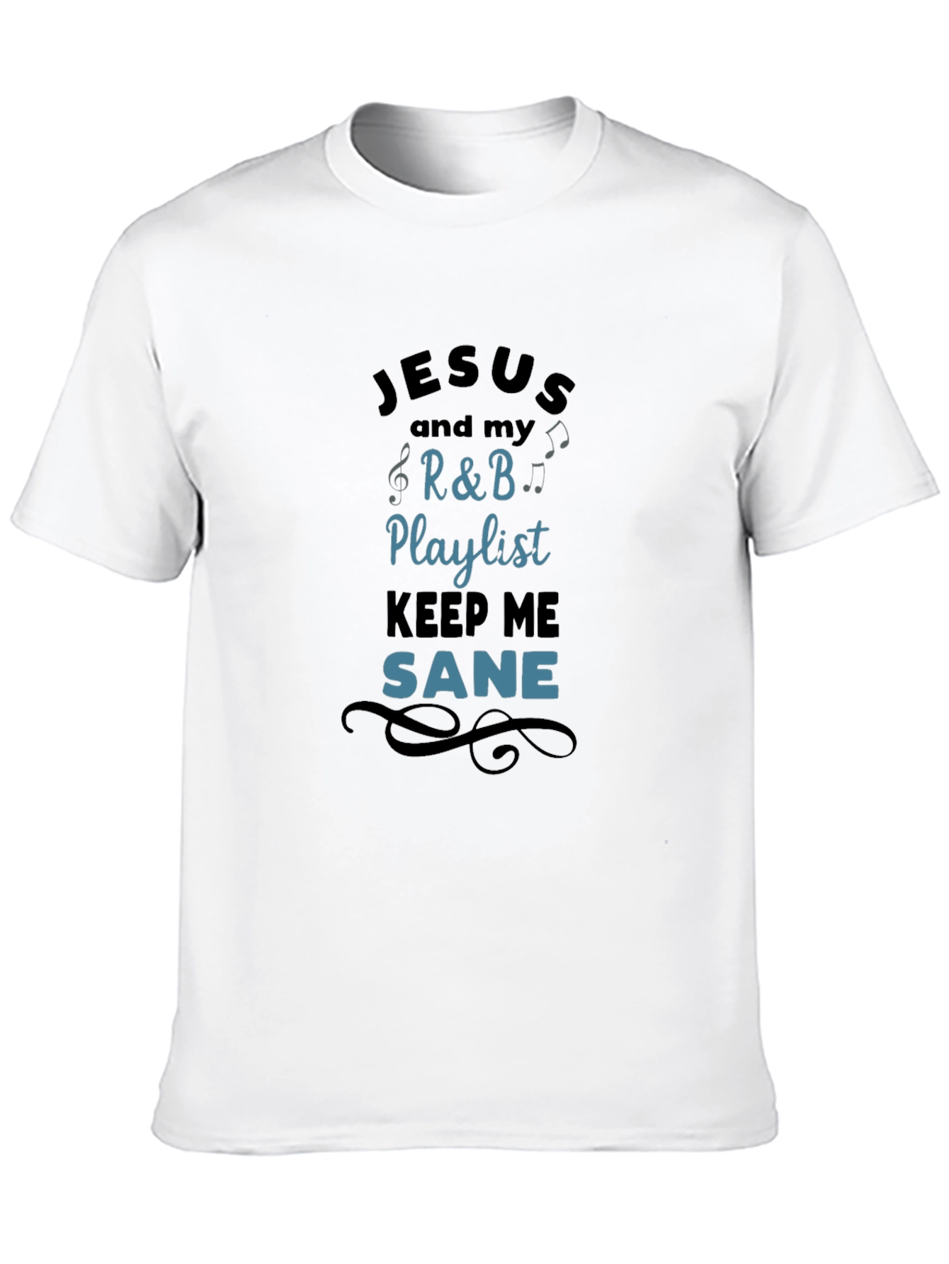 Black Jesus & R&B Playlist Graphic Tee view 10