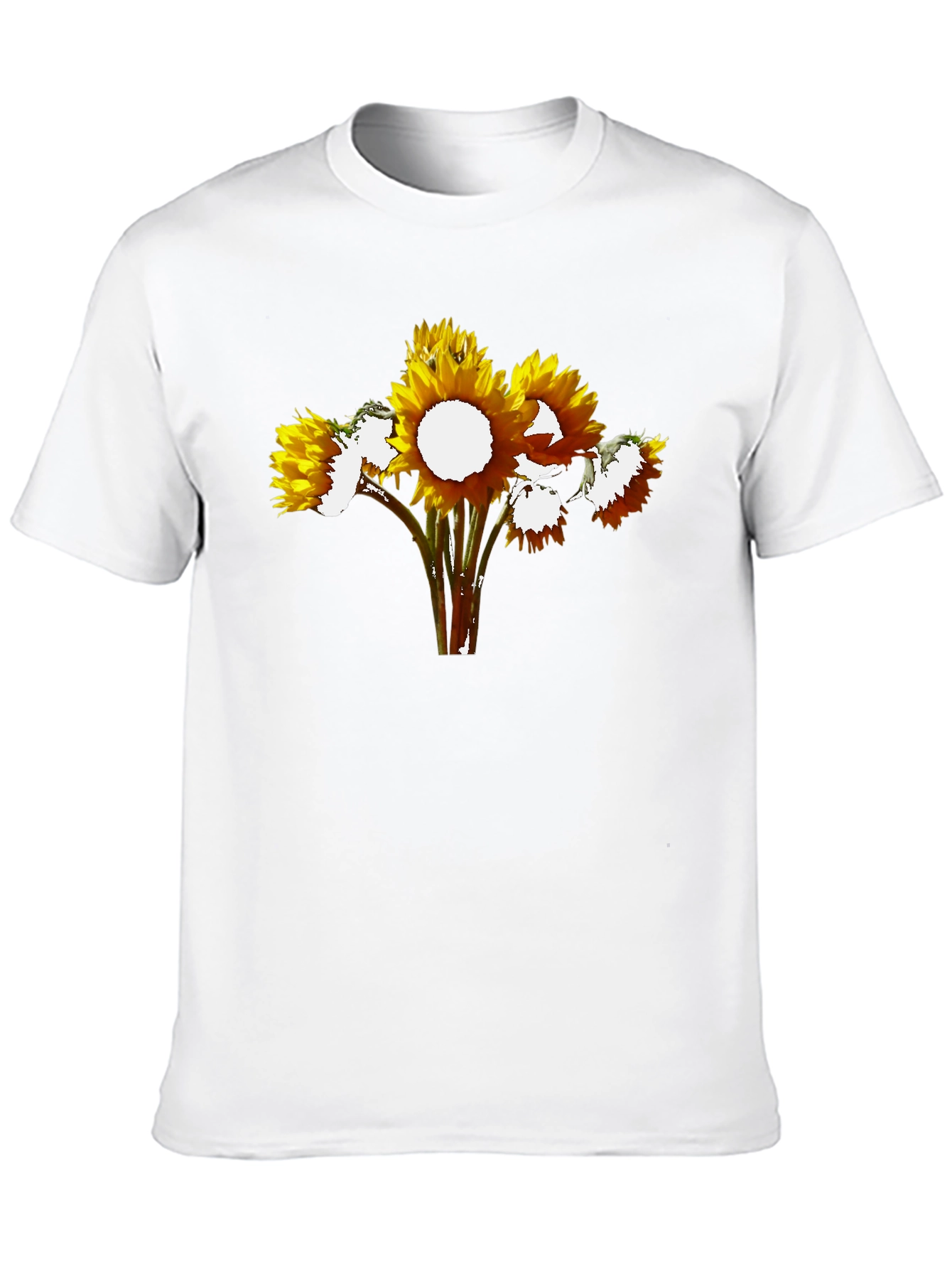 Black Sunflower Graphic Black T-Shirt view 10
