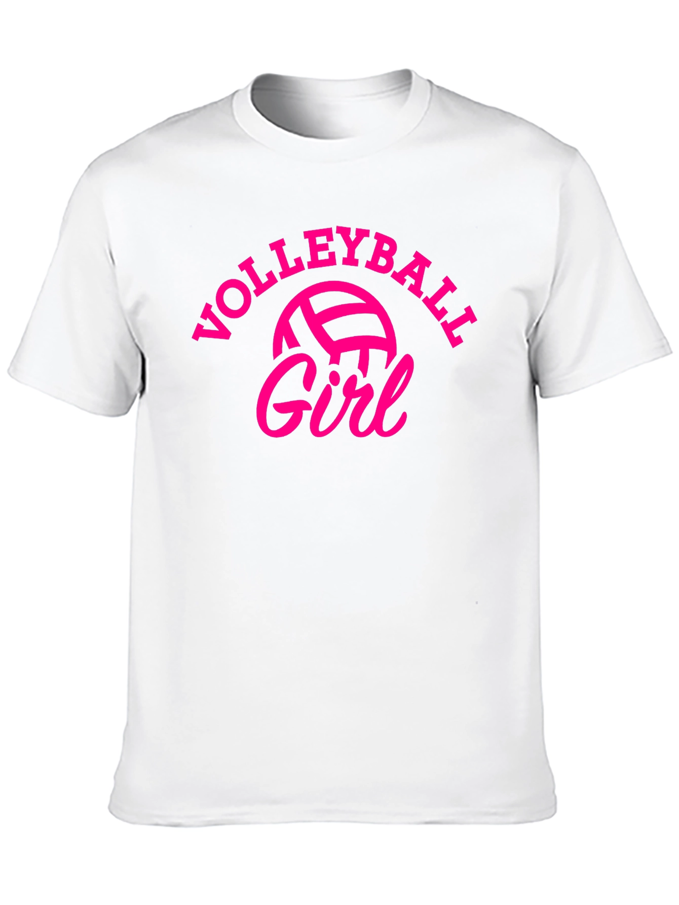 Black Volleyball Girl Graphic T-Shirt - Sporty & Stylish view 10