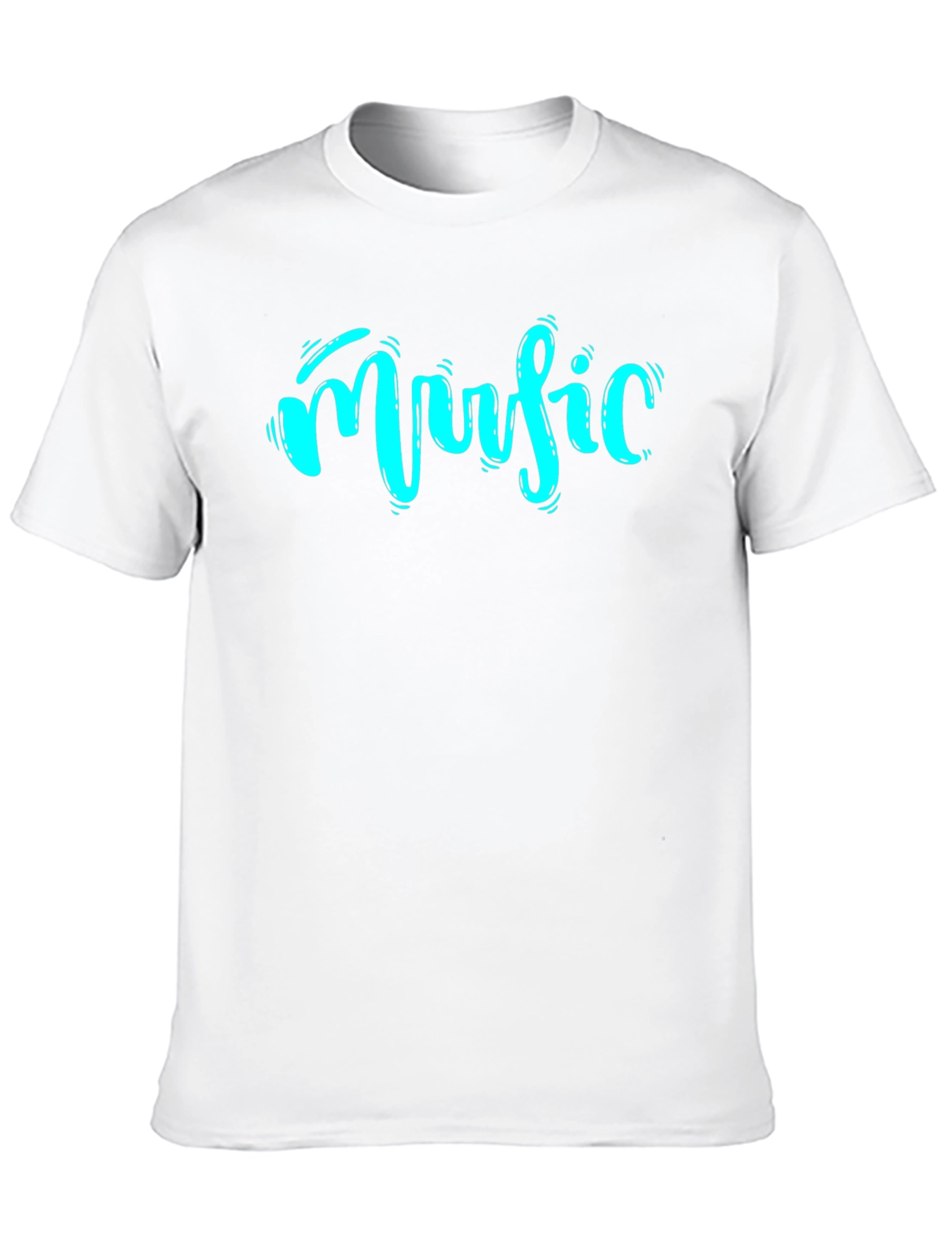 Black Music Graphic Print T-Shirt - Black view 10