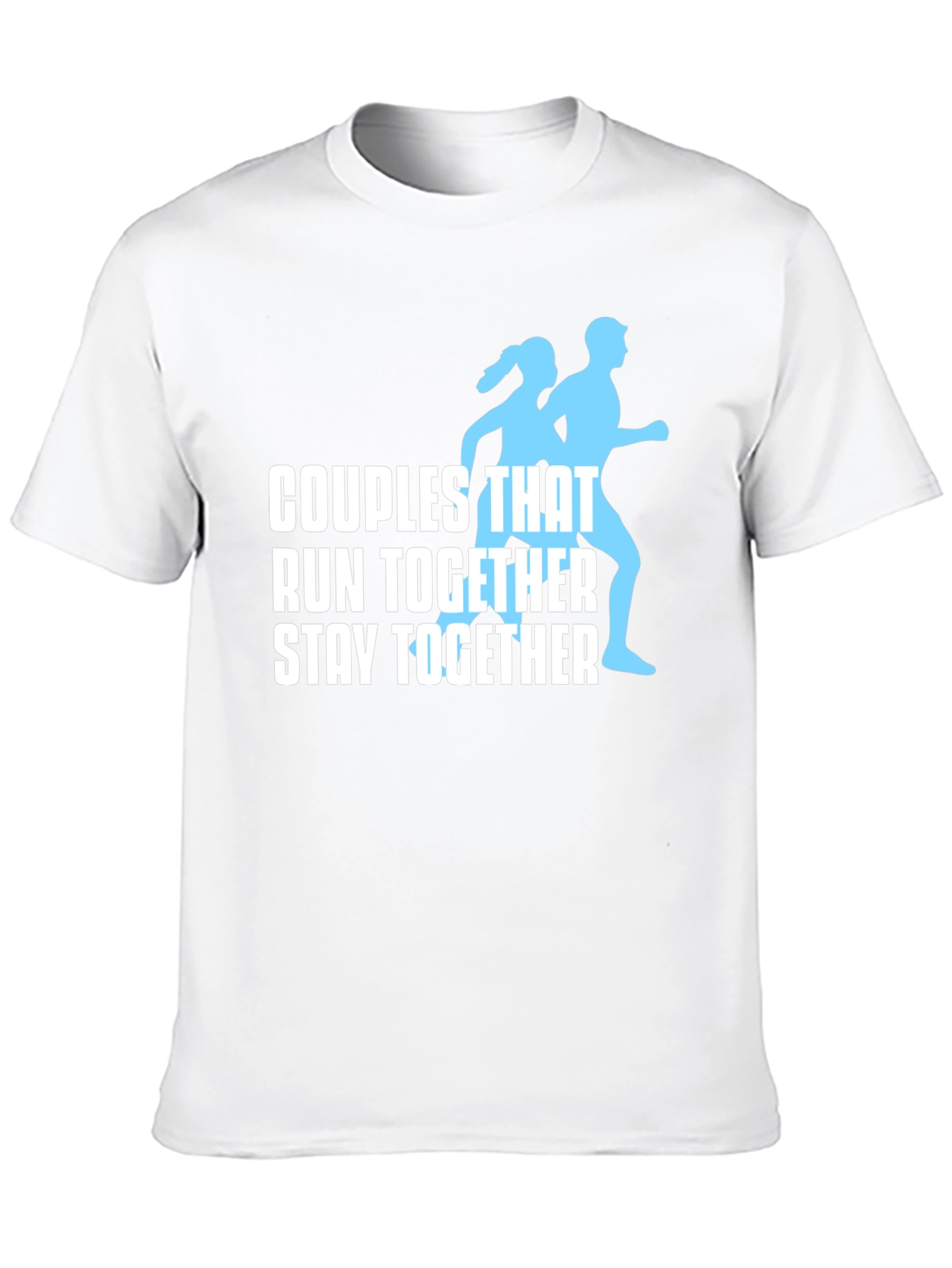 Black Couples That Run Together Stay Together T-Shirt view 10