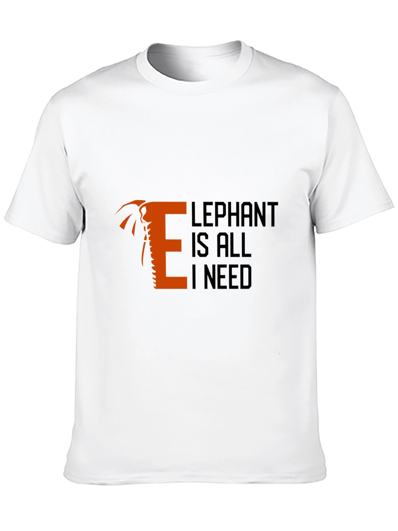 Black Elephant Is All I Need Graphic Tee view 10