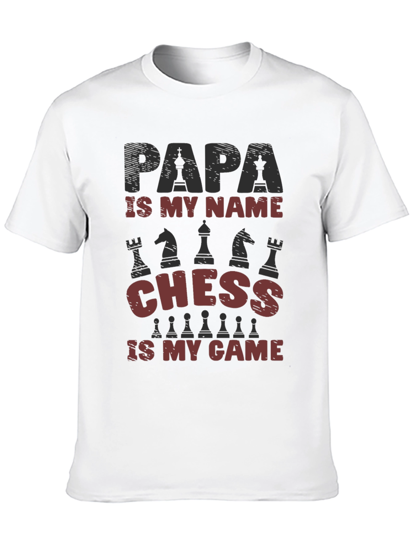 Papa Chess T-Shirt - Gift for Chess Lovers - 10