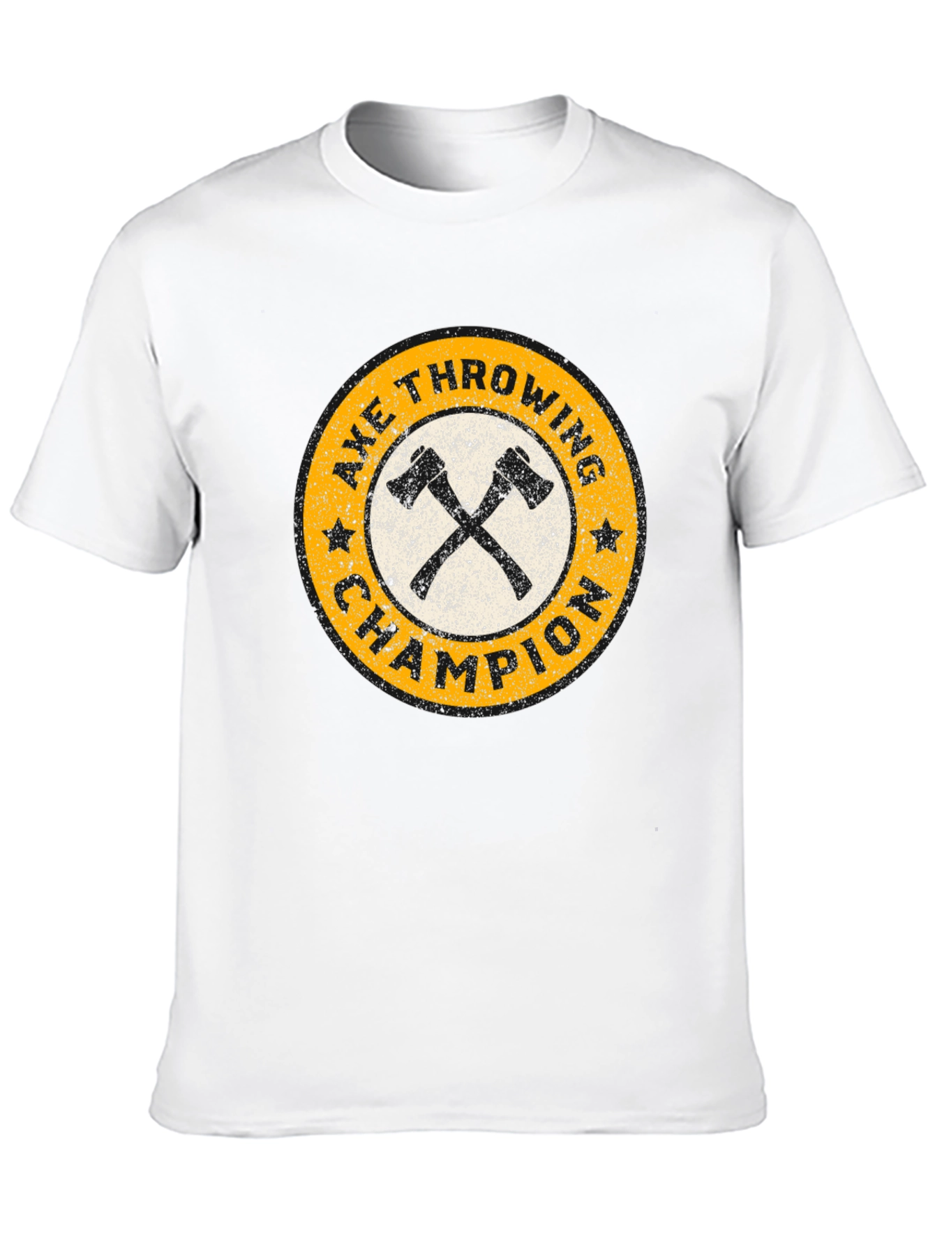 Black Axe Throwing Champion Graphic T-Shirt view 10