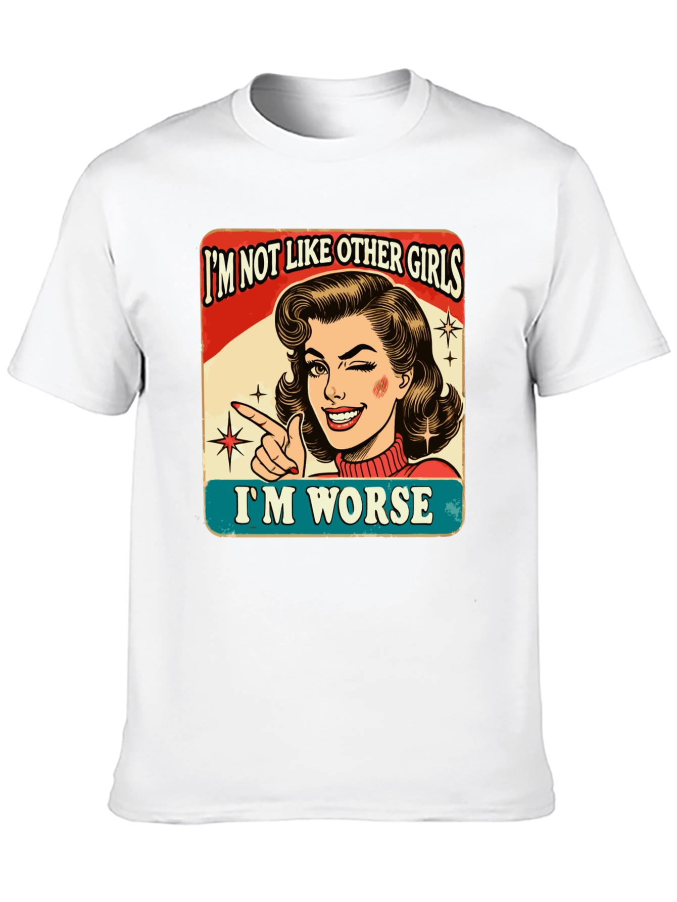 Black "I'm Not Like Other Girls" Graphic Tee view 10