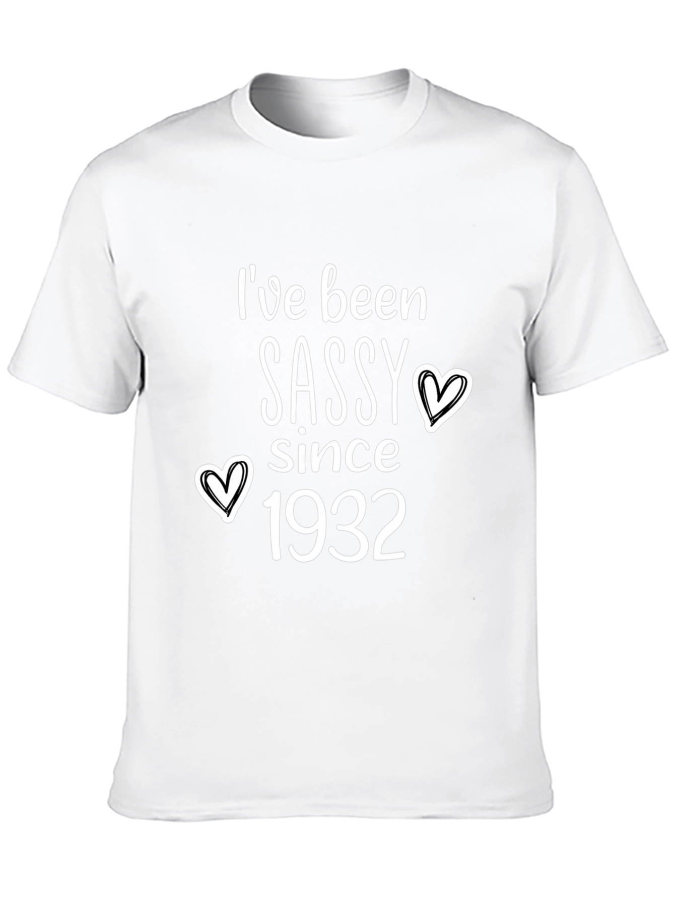 Black Sassy Since 1932 T-Shirt - Vintage Style view 10