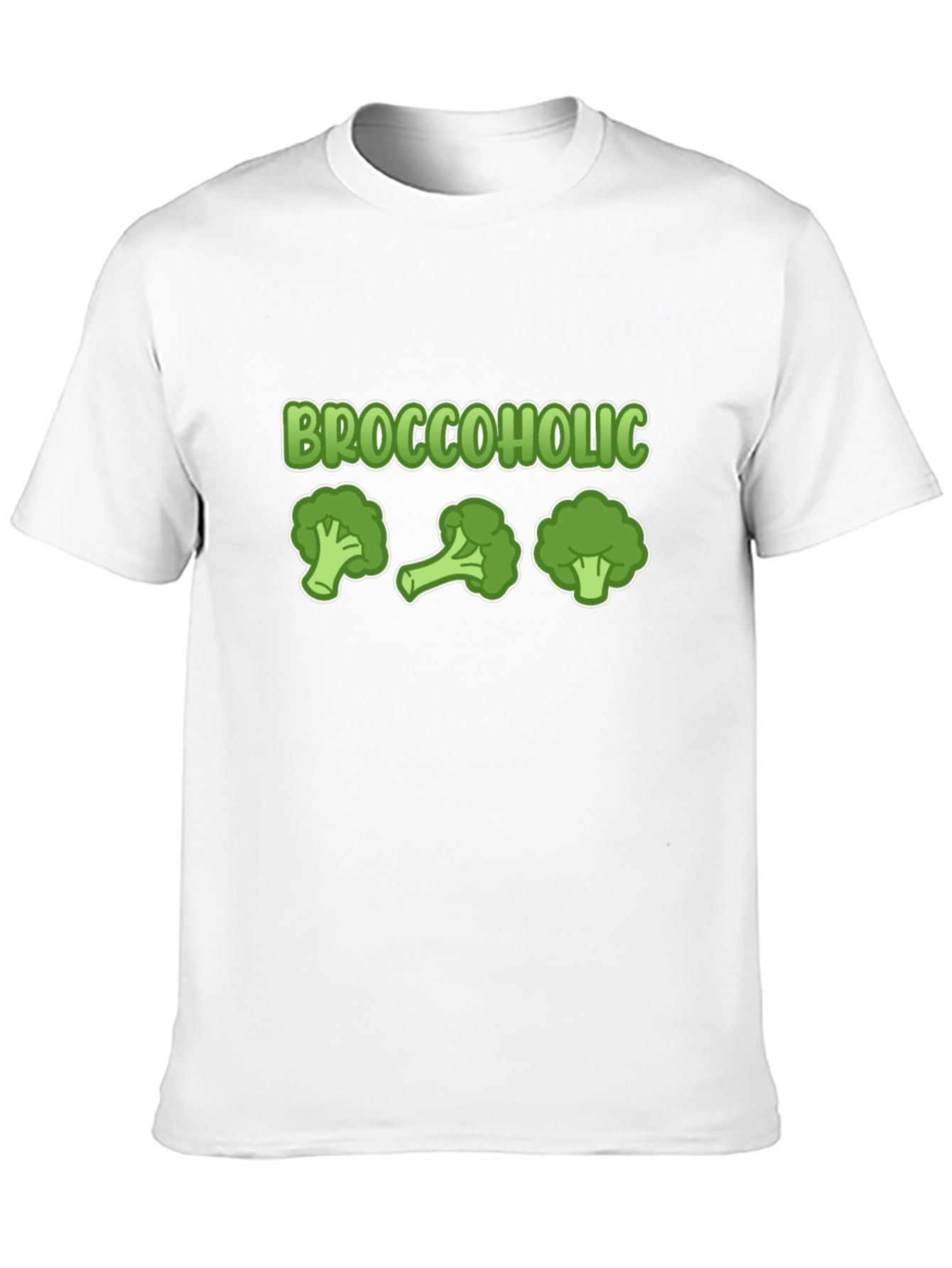 Black Broccoholic Funny Broccoli Lover T-Shirt view 10