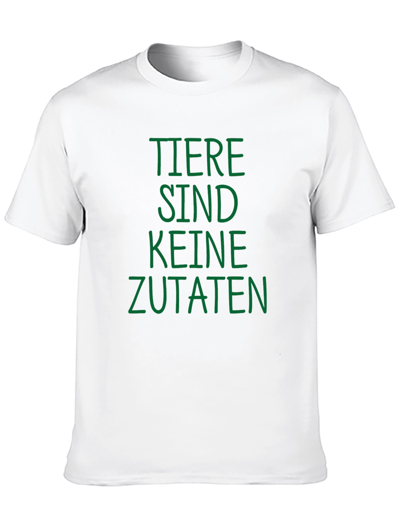 Black Vegan T-Shirt - Animals are Not Ingredients view 10